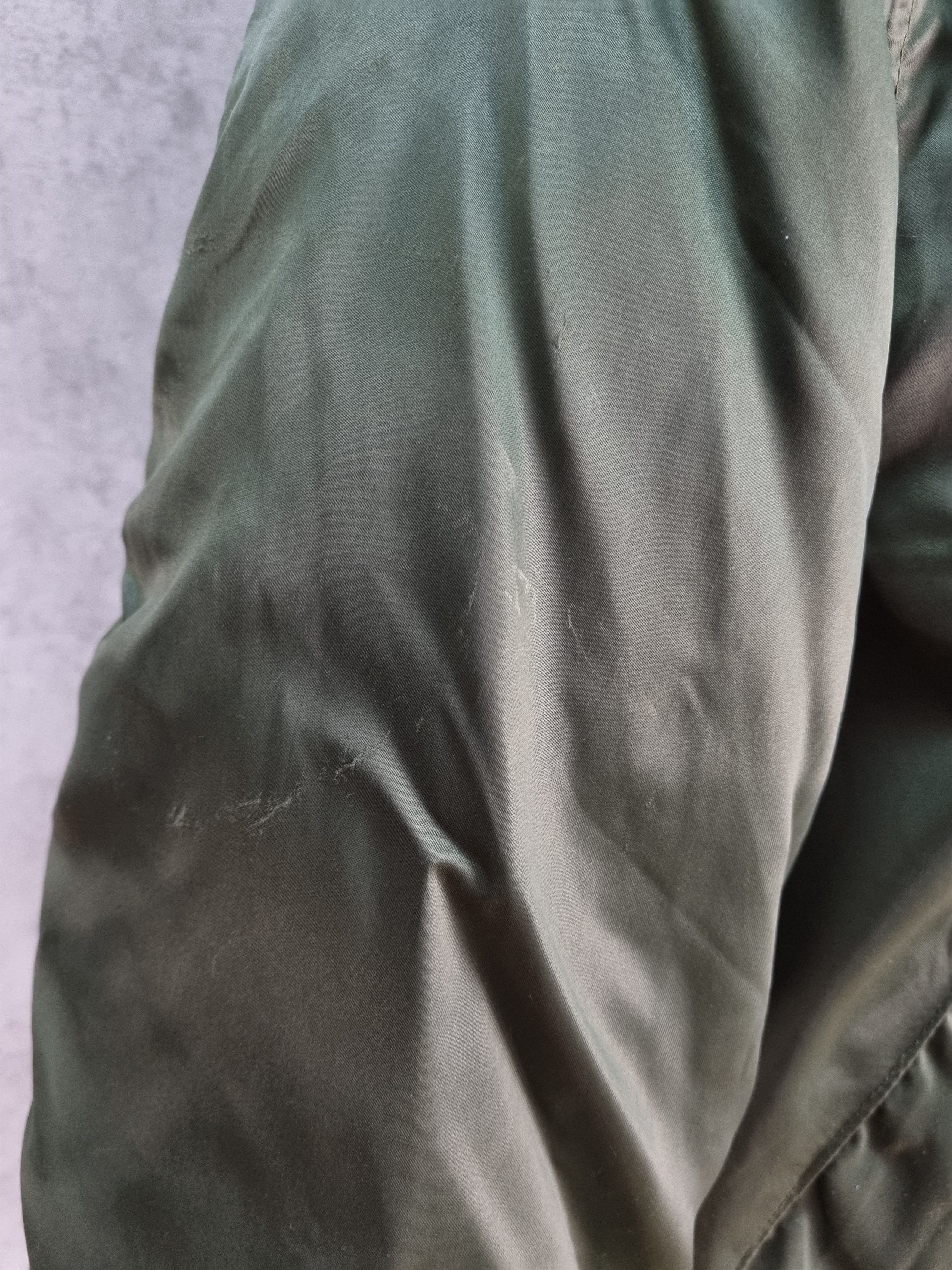 Vintage Destroyed Aviator Dirty Military Nylon Bomber Size US M / EU 48-50 / 2 - 14 Thumbnail