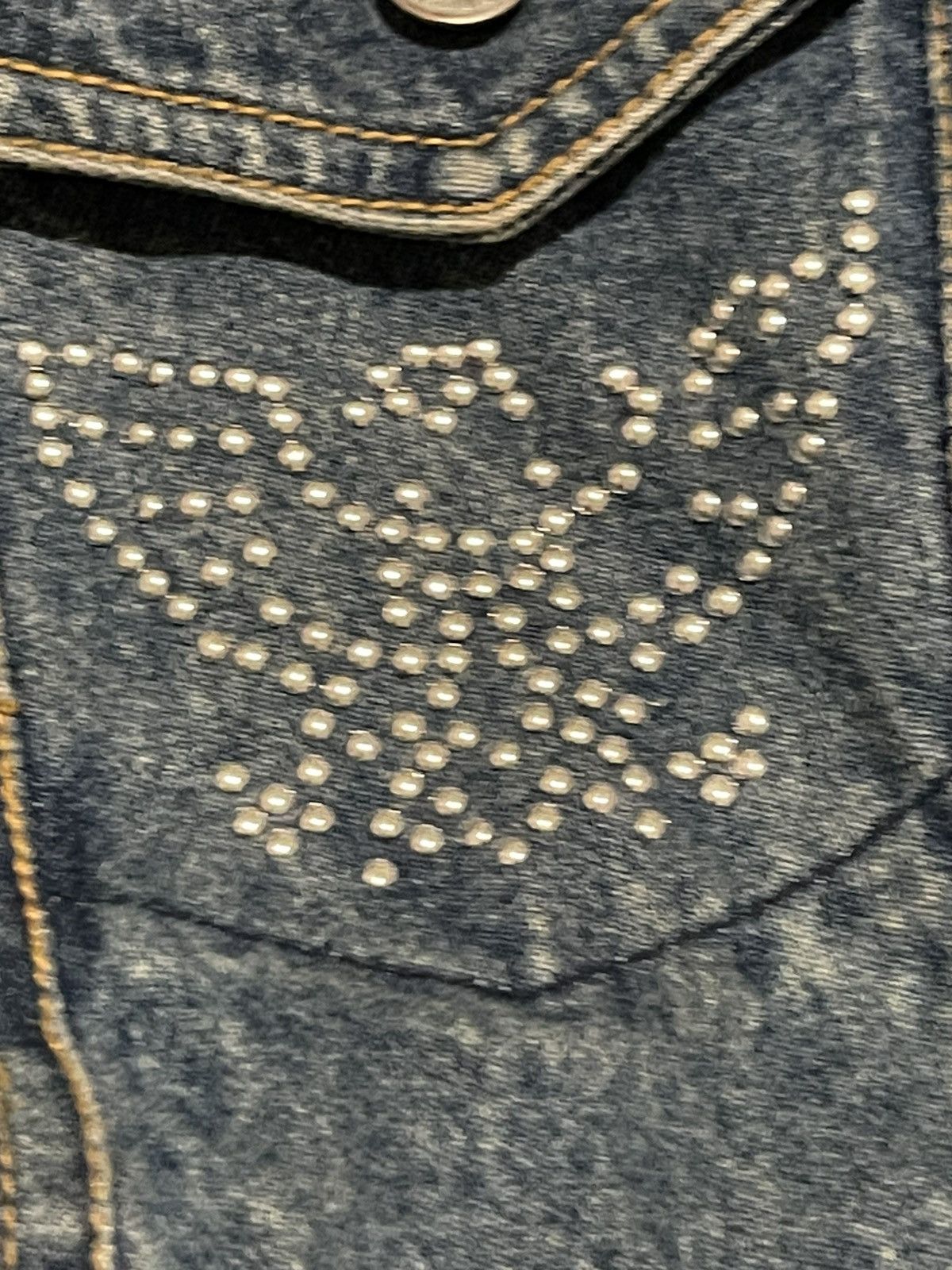 Levi's Vintage GAP Texas-Themed Denim Jacket – Size Small Size S / US 4 / IT 40 - 4 Thumbnail