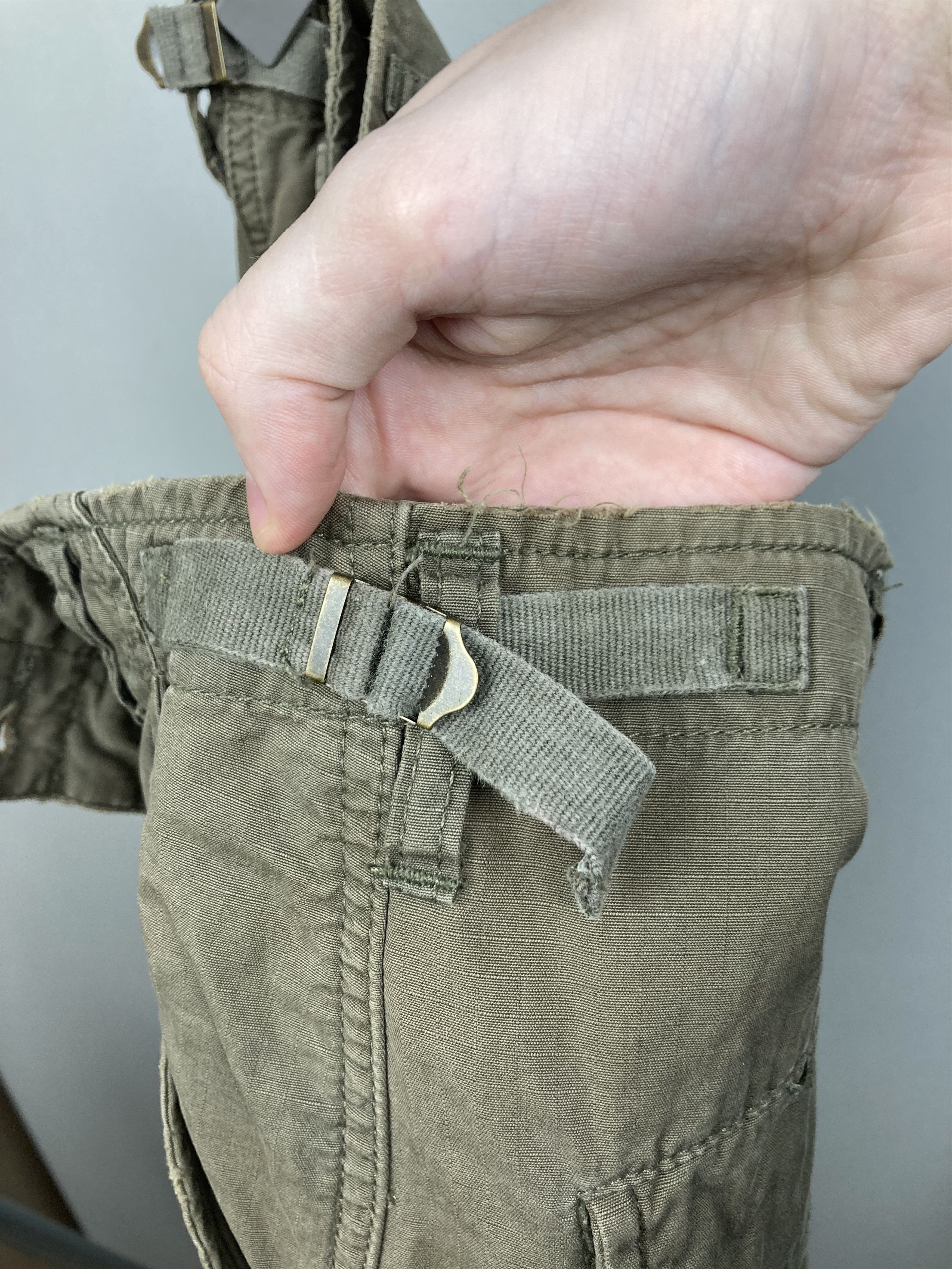 Japanese Brand 288$ RRP Da Nang Made in Hong Kong Military Cargo Pants Size 29" - 13 Thumbnail