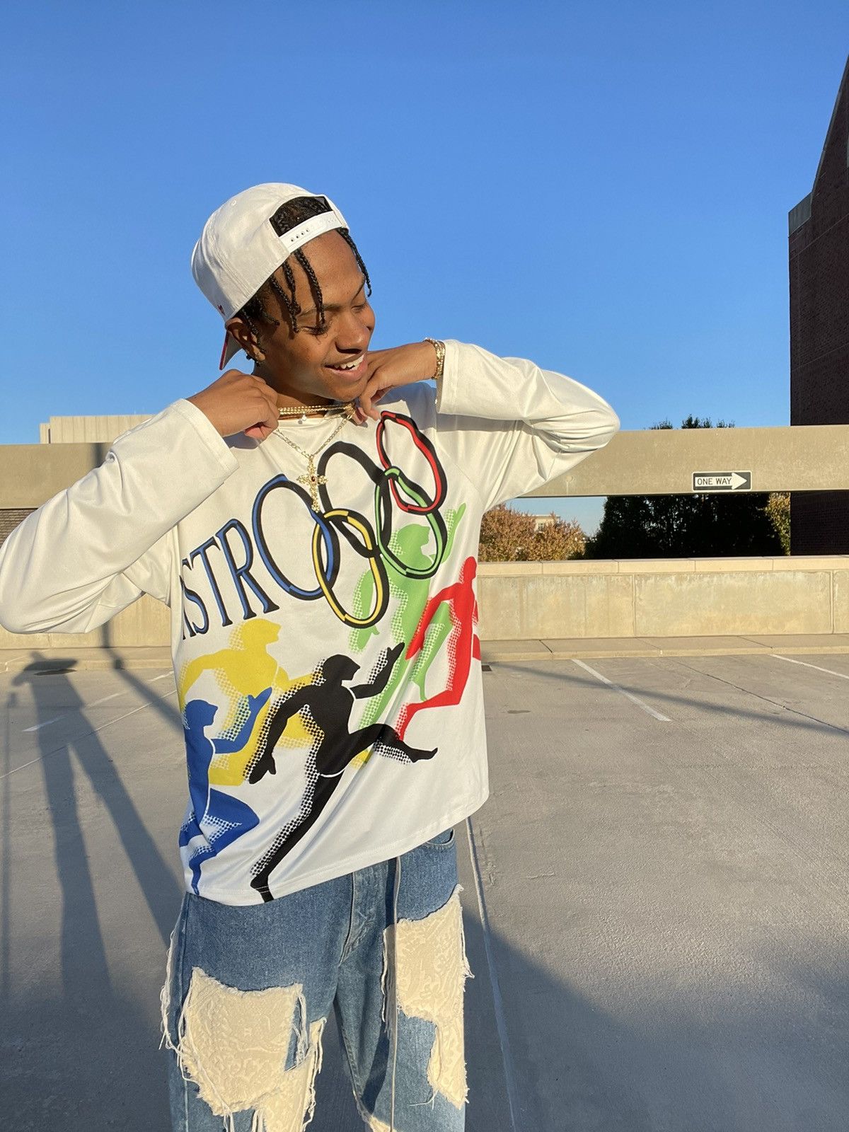 Other AOP Olympics Long Sleeve Jersey *RARE* Size US XL / EU 56 / 4 - 3 Thumbnail