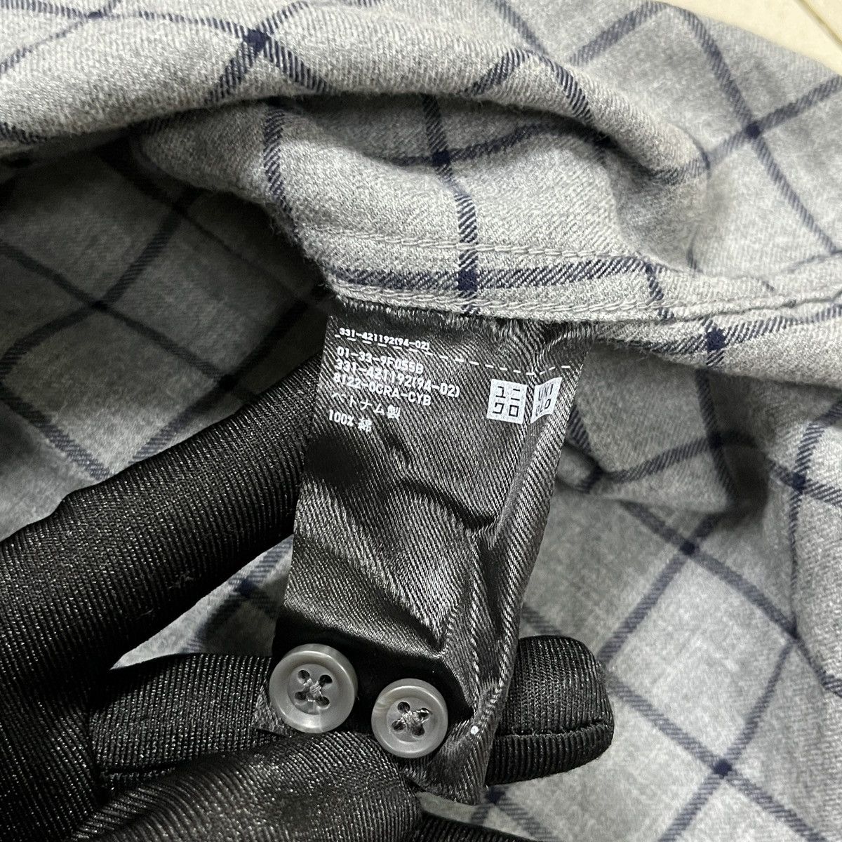 Japanese Brand × Uniqlo Uniqlo Grid Shirt Size US S / EU 44-46 / 1 - 6 Thumbnail
