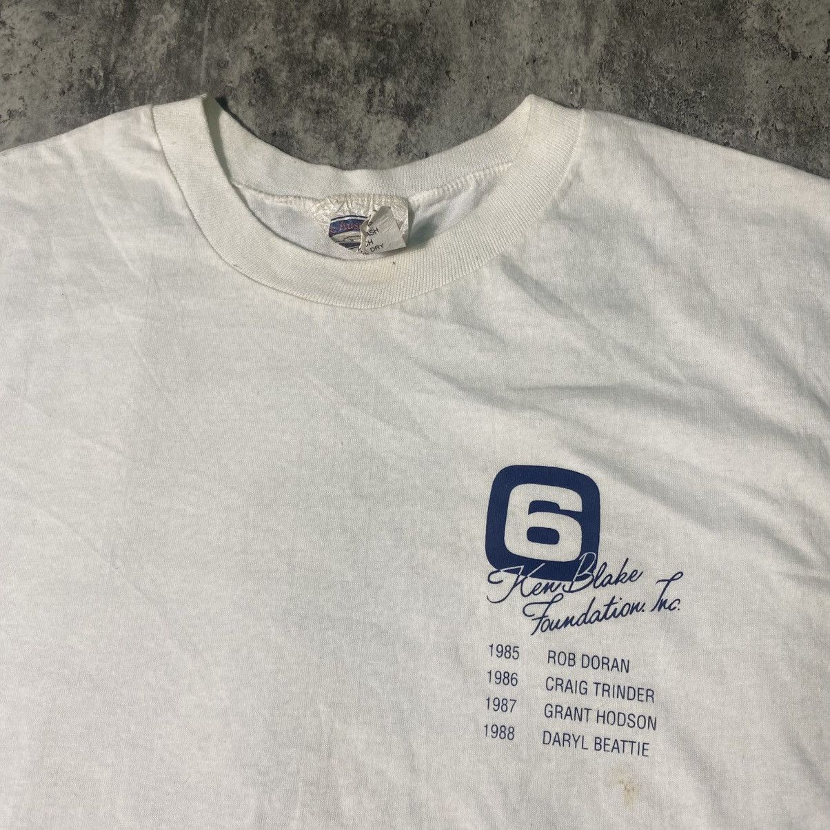 Vintage Vintage kenny Blake Aurstalia Motorcycle Racing Tshirt Size US M / EU 48-50 / 2 - 5 Thumbnail