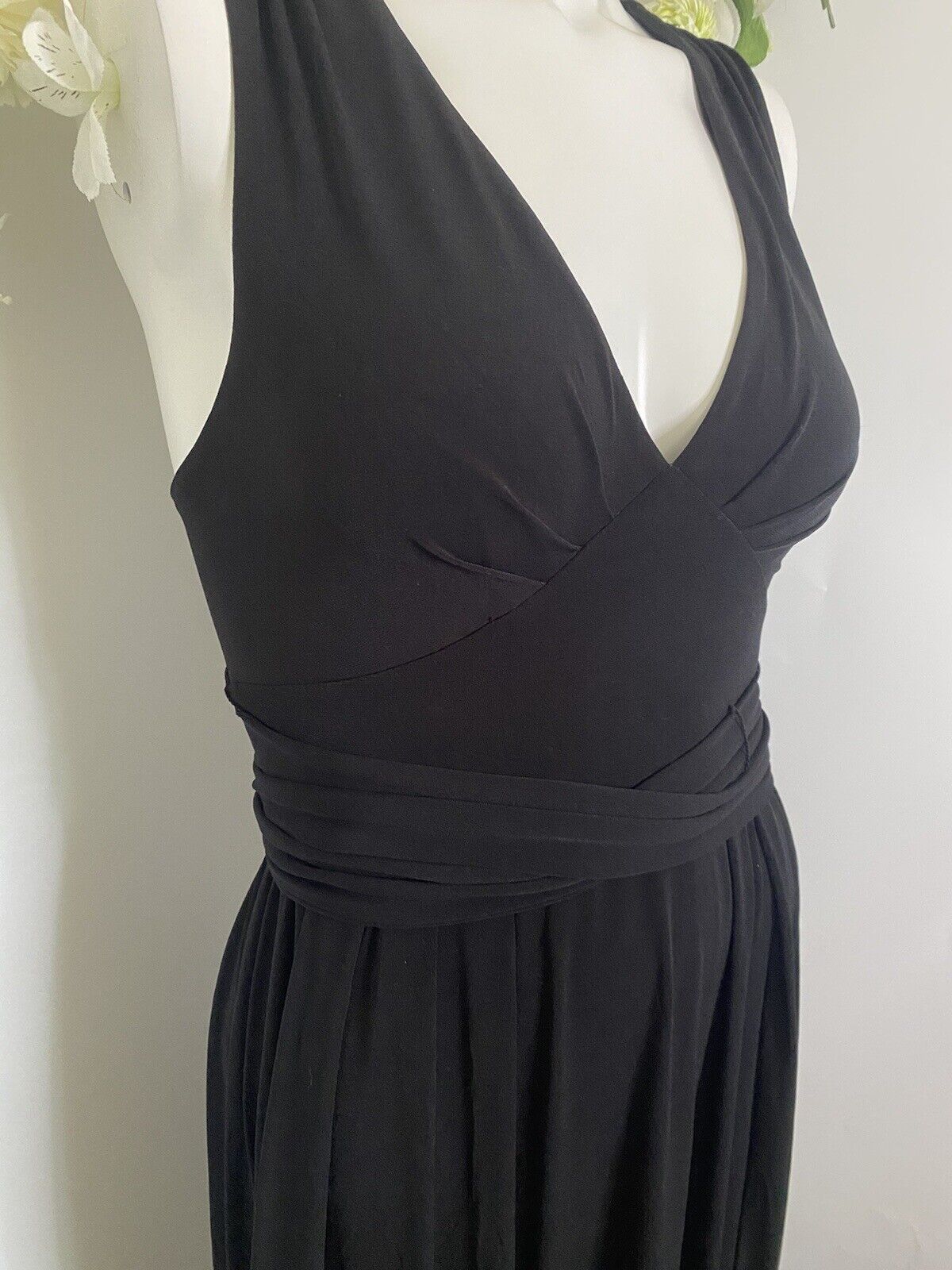 bebe black midi dress Velvet Lace Midi Dress – bebe main image 1
