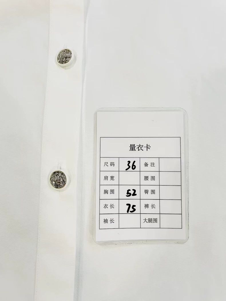 Chanel Chanel Medium-length shirt with velvet collar Size XS / US 0-2 / IT 36-38 - 7 Thumbnail