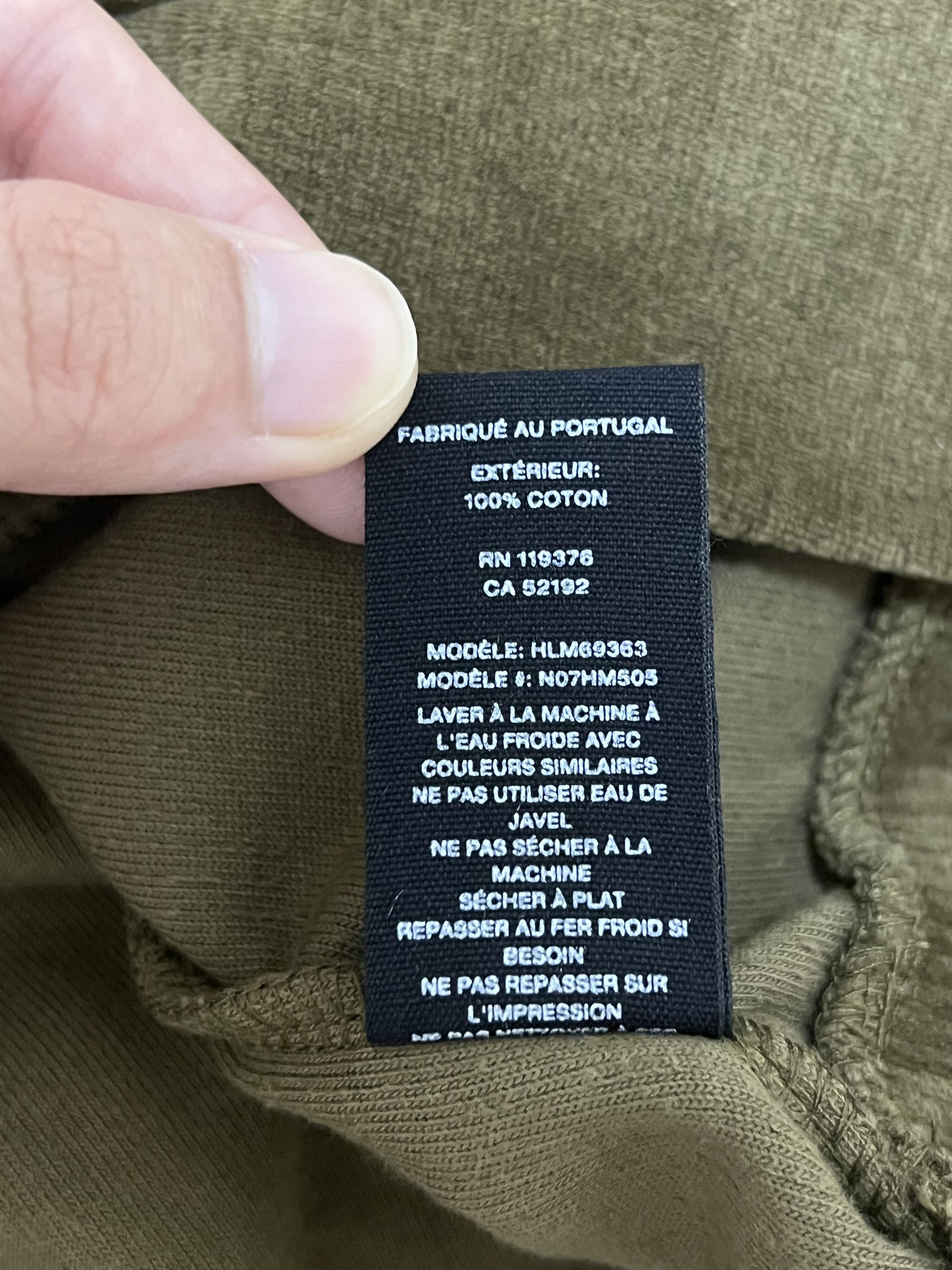 Helmut Lang 💚 Helmut Lang Cotton Velour Olive Half-Zip Sweatshirt NEW Size US M / EU 48-50 / 2 - 11 Thumbnail
