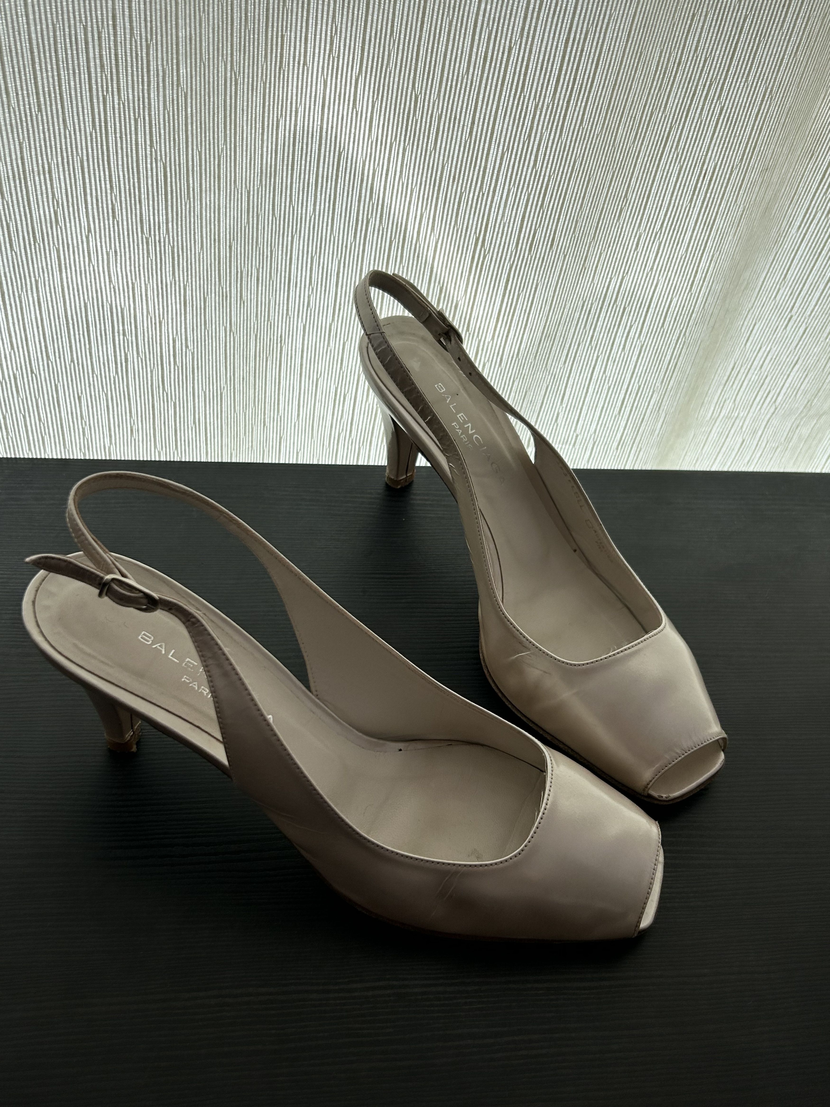 Balenciaga Balenciaga Open-Toe Slingback Heels Size US 9 / IT 39 - 6 Thumbnail