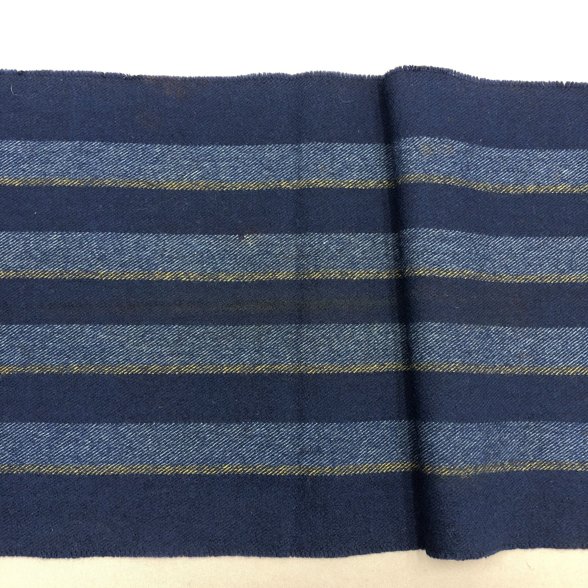 Japanese Brand Vintage 90s Van Jac Scarf Muffler Wool Fringe Winter Scarves Size ONE SIZE - 6 Thumbnail
