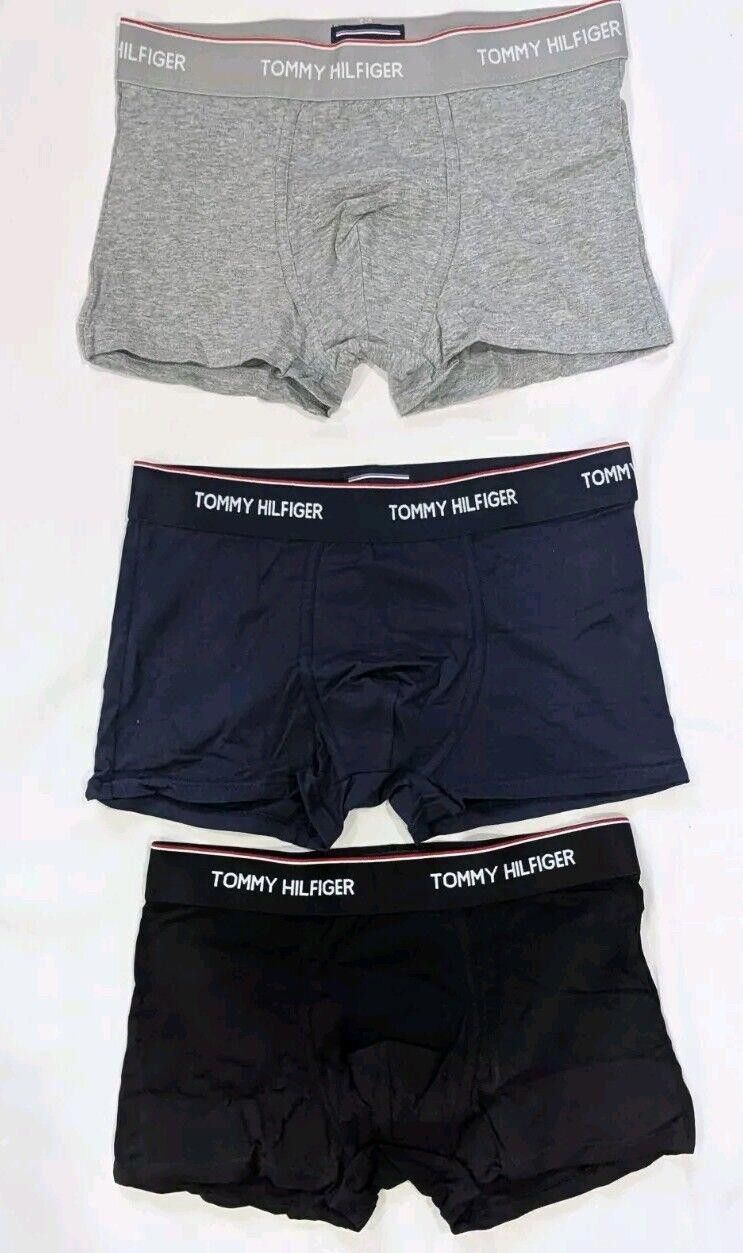 Tommy Hilfiger 3 Pack TOMMY HILFIGER STRETCH COTTON BOXER BRIEFS MSRP $42 Size ONE SIZE - 1 Thumbnail