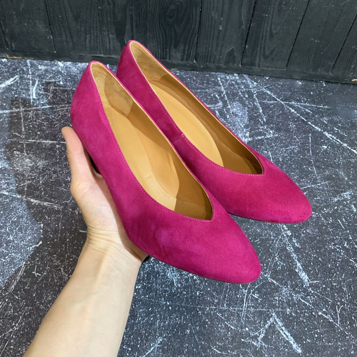 Sezane SOULIERS SEZANE Suede Women’s Heels Size 39 Size US 9 / IT 39 - 3 Thumbnail