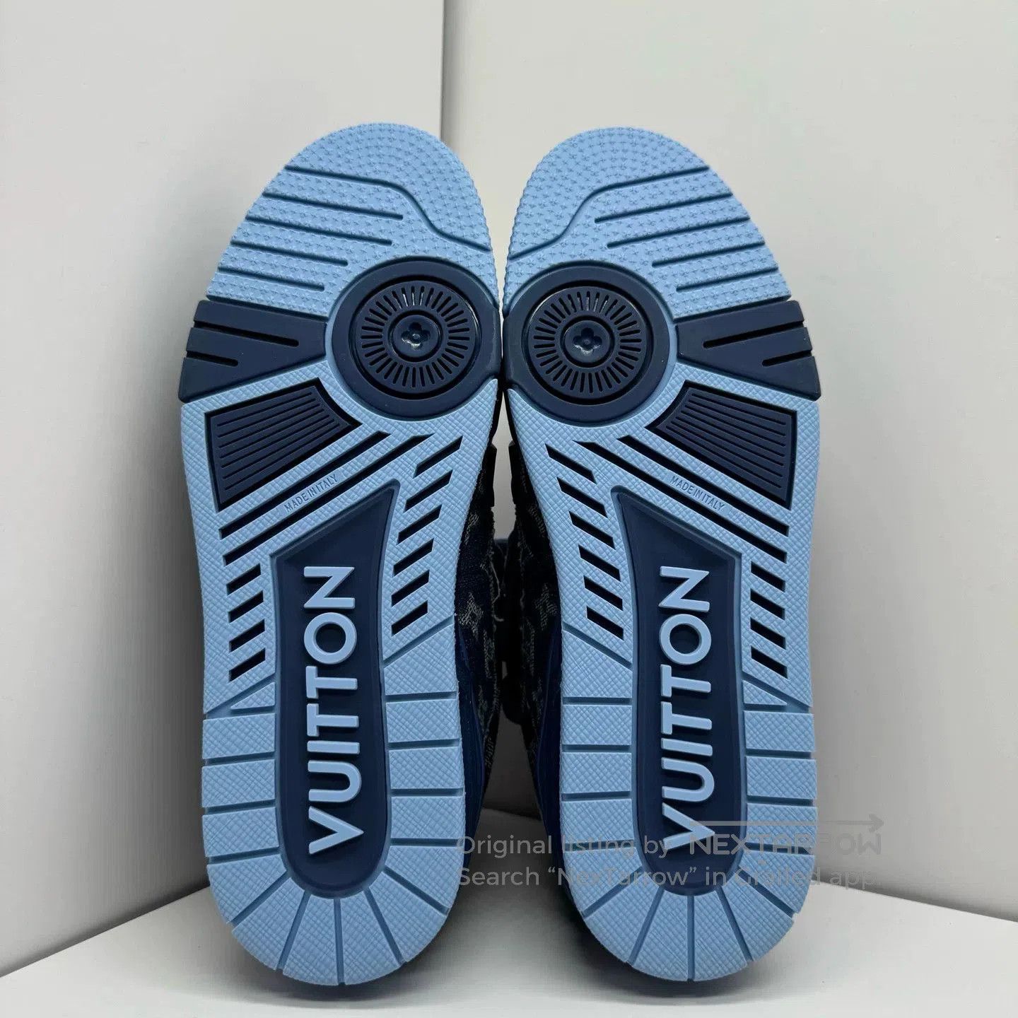 Louis Vuitton Louis Vuitton Denim Low-Top Sneakers. Size US 9 / EU 42 - 8 Thumbnail