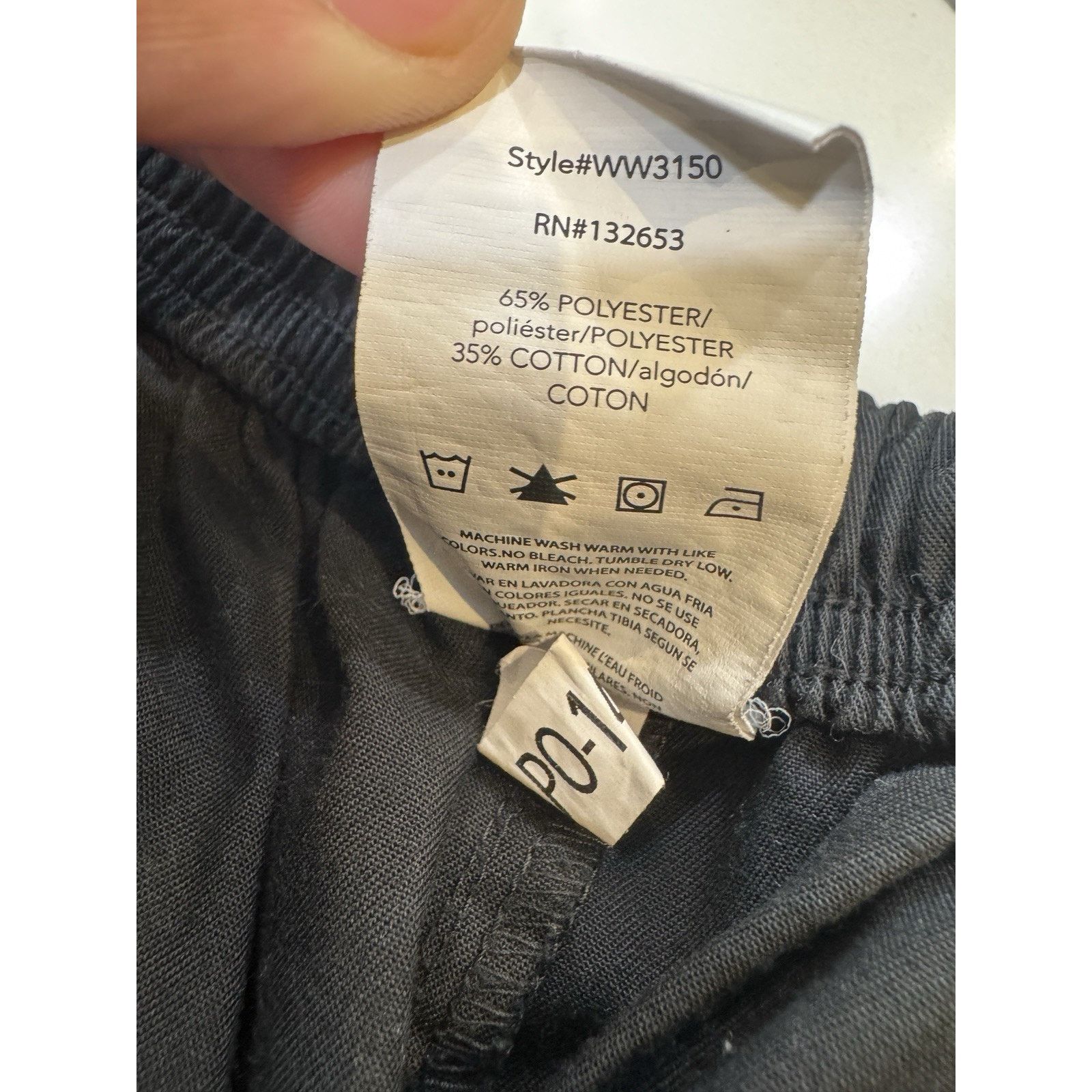 Other WonderWink WorkFlex Scrub Sets Nursing Black V-Neck Top/Btm Size US L / EU 52-54 / 3 - 16 Thumbnail