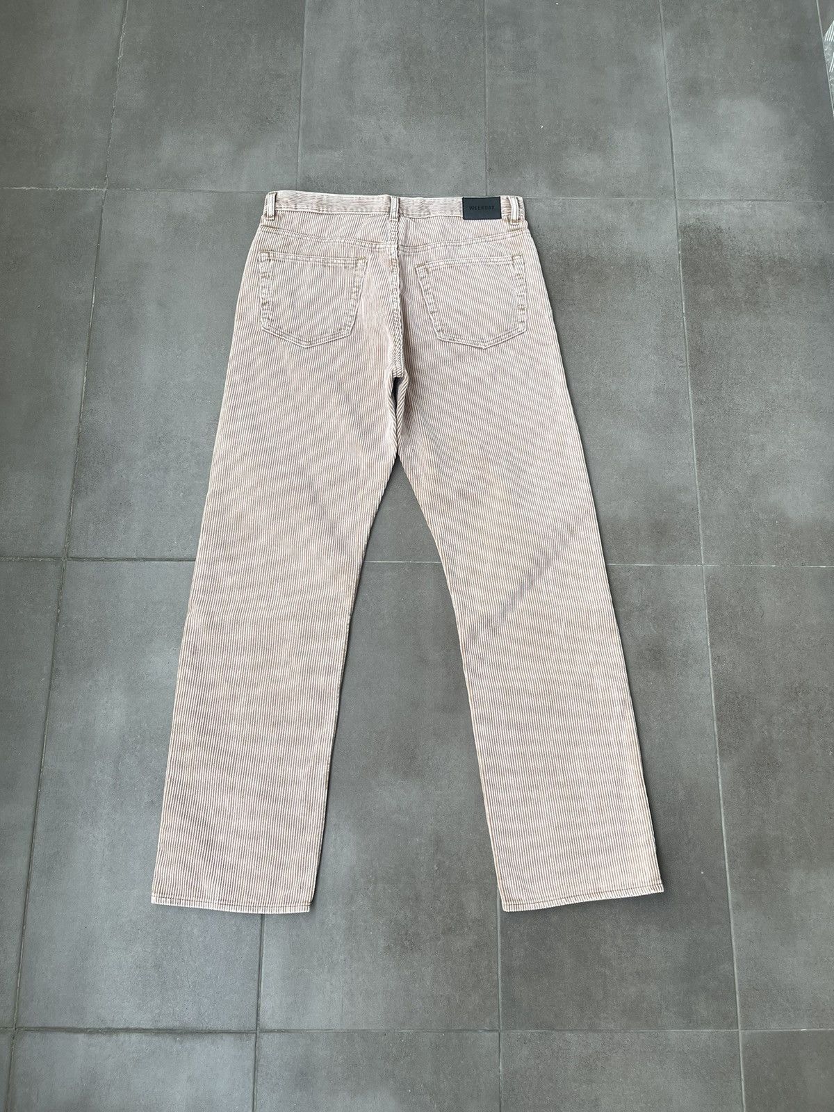 Weekday !DS! Weekday Space Washed Corduroy Baggy Denim Pants Size US 30 / EU 46 - 9 Thumbnail