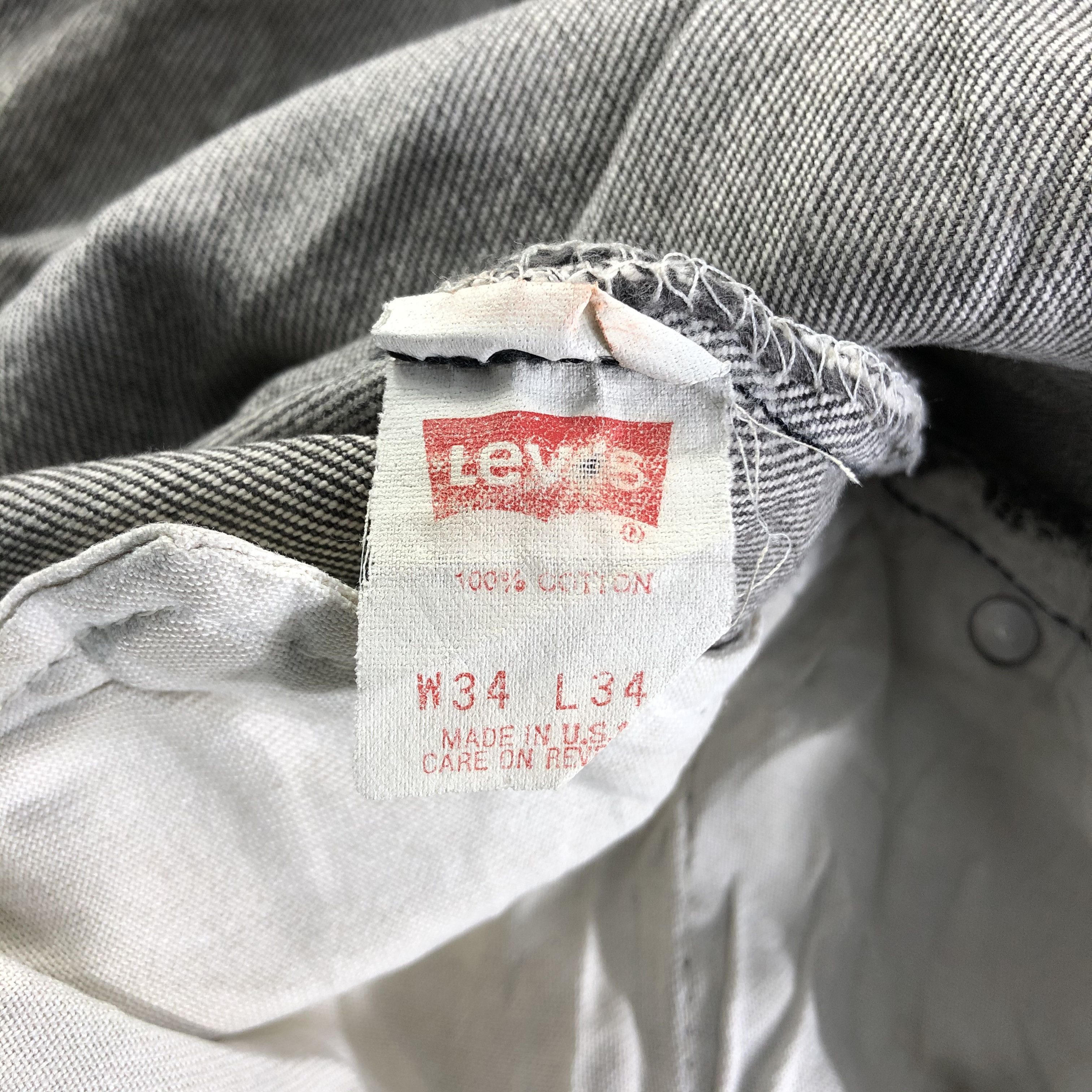 Levi's 90s Vintage Levis 501 Jeans-J3783 Size US 33 - 11 Thumbnail