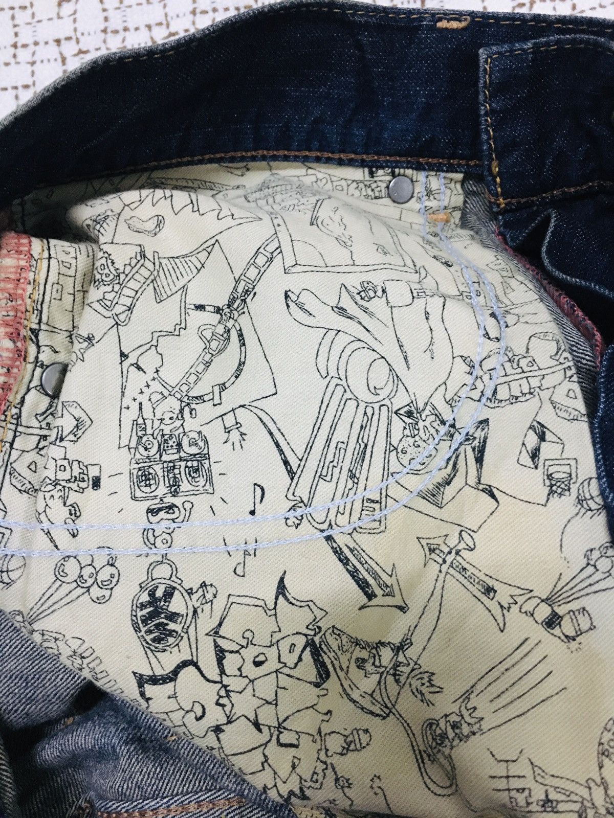 Edwin A06 Edwin Street Wear Distressed Jeans Size US 32 / EU 48 - 6 Thumbnail