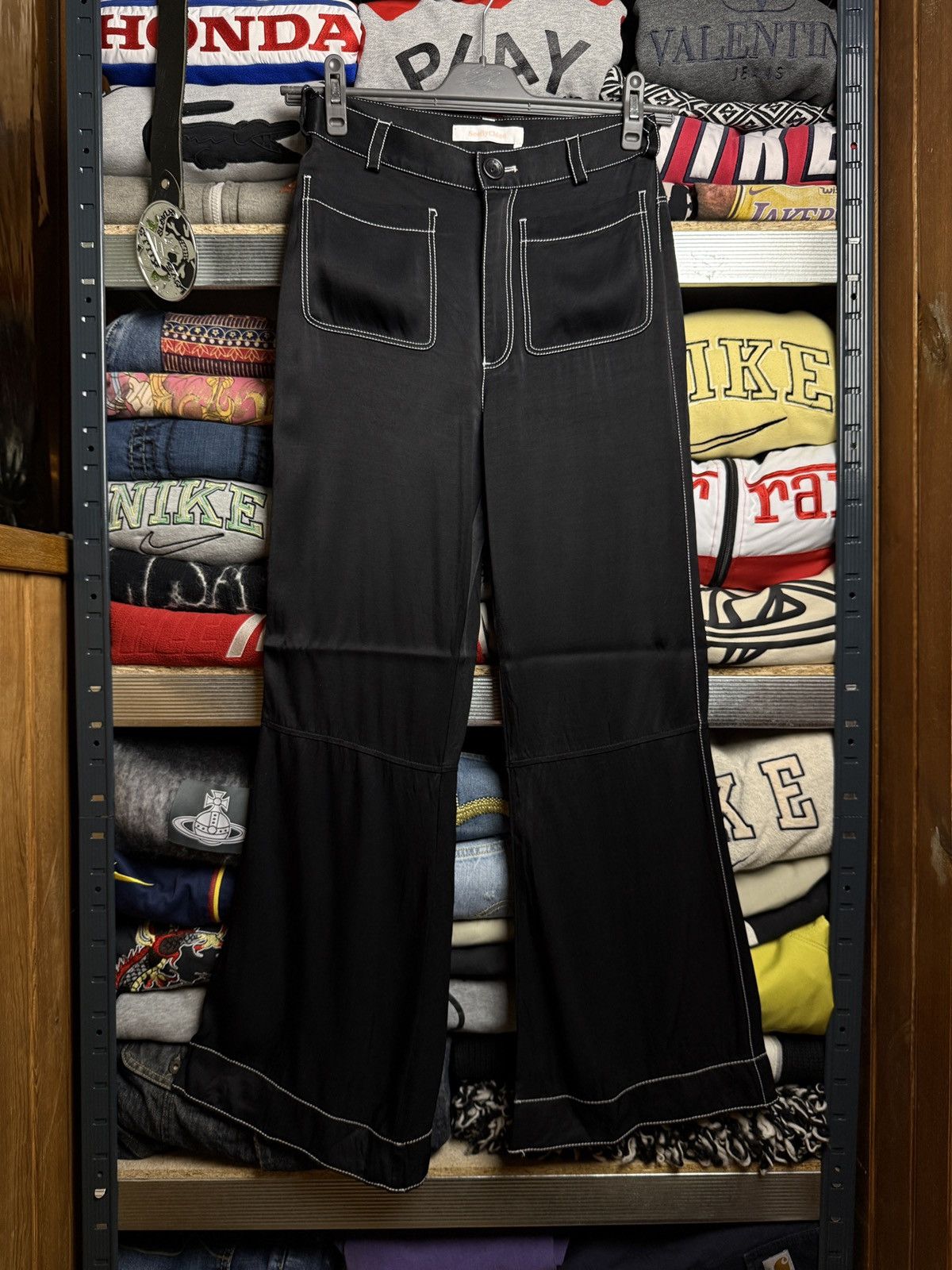 Chloe Vintage Viscose Chloe flared trousers Archive Size 26" / US 2 / IT 38 - 1 Thumbnail