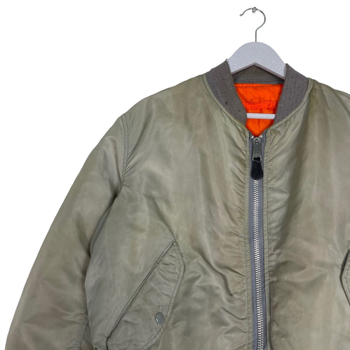 Alpha Industries 💥ALPHA INDUSTRIES BOMBER FLIGHT RIOT JACKET Size US M / EU 48-50 / 2 - 6 Thumbnail
