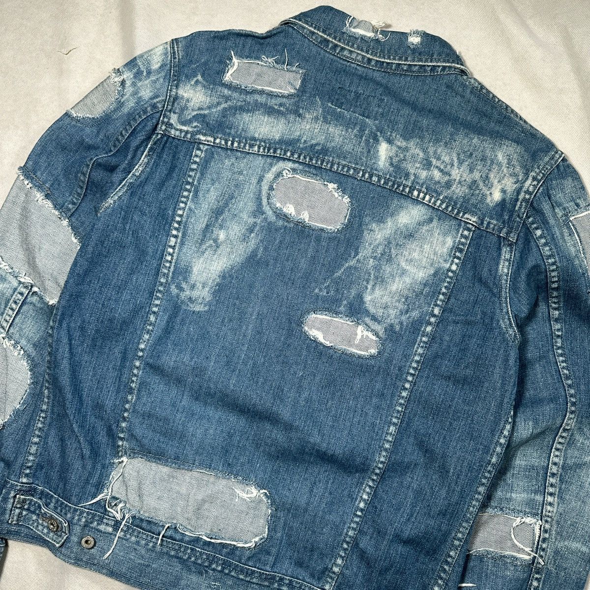 Dolce & Gabbana D&G AW2004 Reconstructed Denim Jacket Size US M / EU 48-50 / 2 - 5 Thumbnail