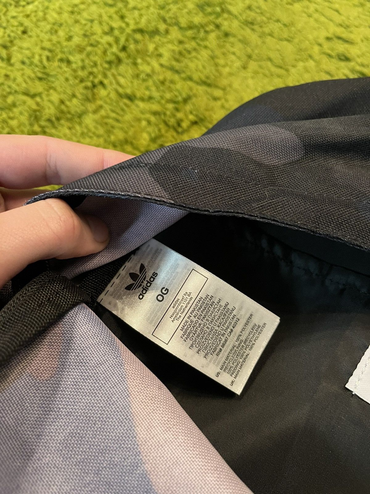 Adidas × Designer Adidas camo backpack NWT Size ONE SIZE - 12 Thumbnail
