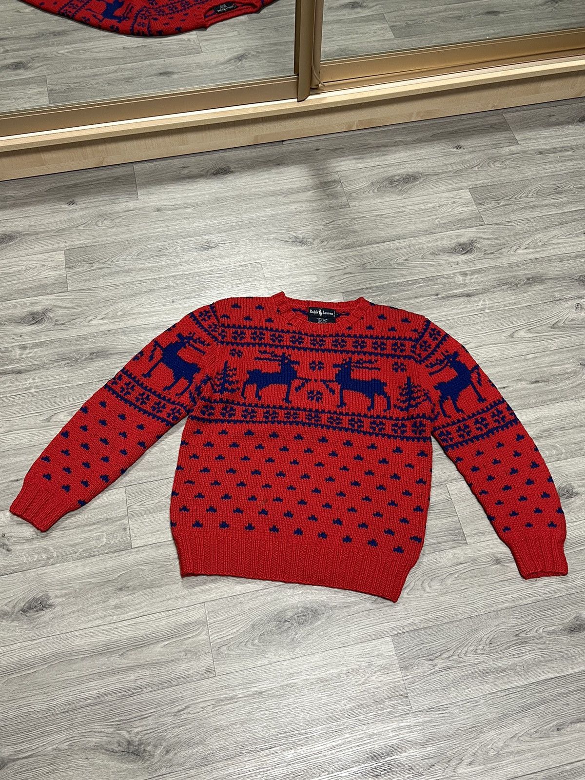 Polo Ralph Lauren Polo Ralph Lauren wool Nordic Deer vintage 90’s sweater Size US M / EU 48-50 / 2 - 1 Thumbnail