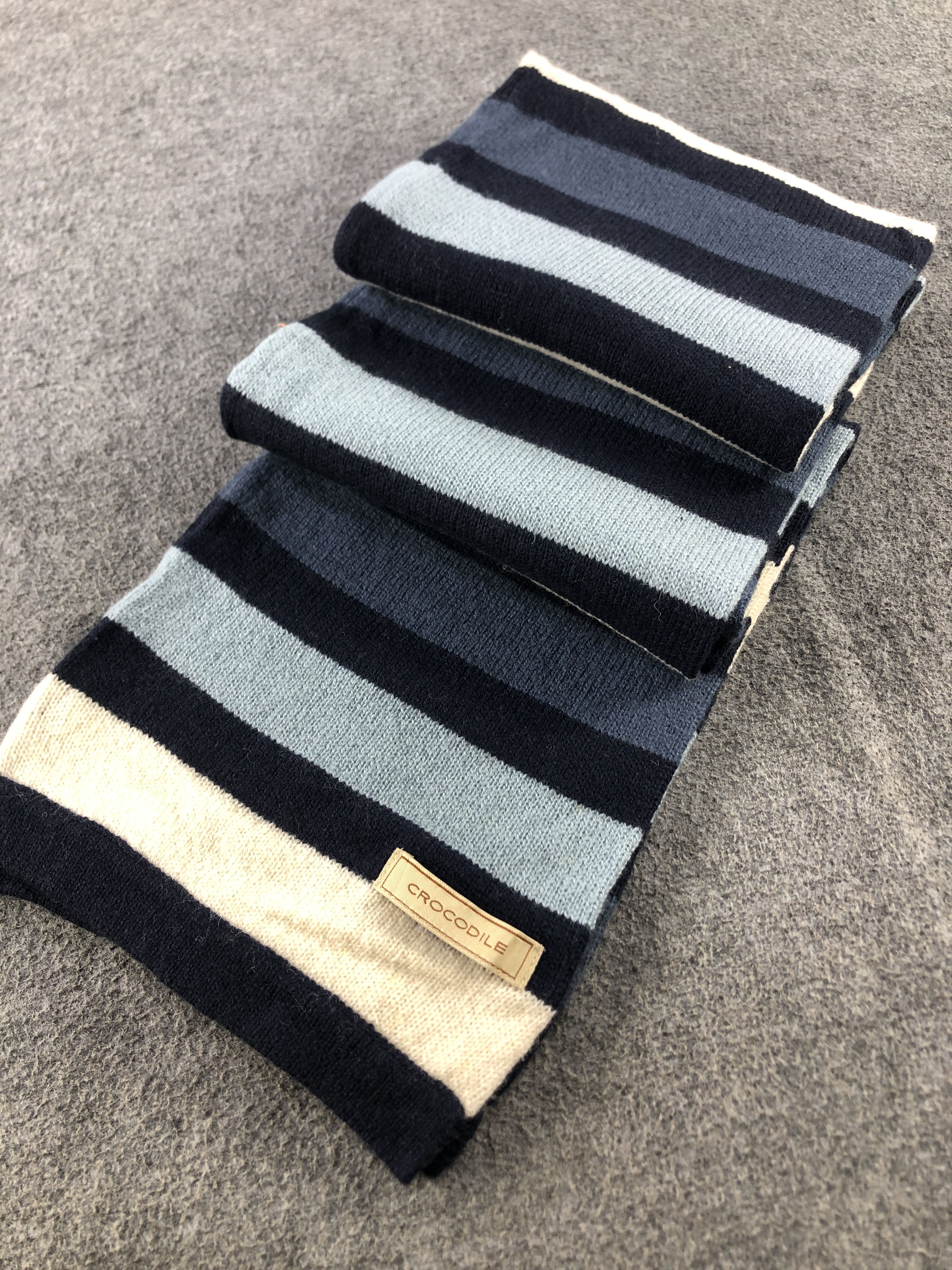 Vintage Crocodile Scarf / Muffler / Neckwear P804 Size ONE SIZE - 3 Thumbnail