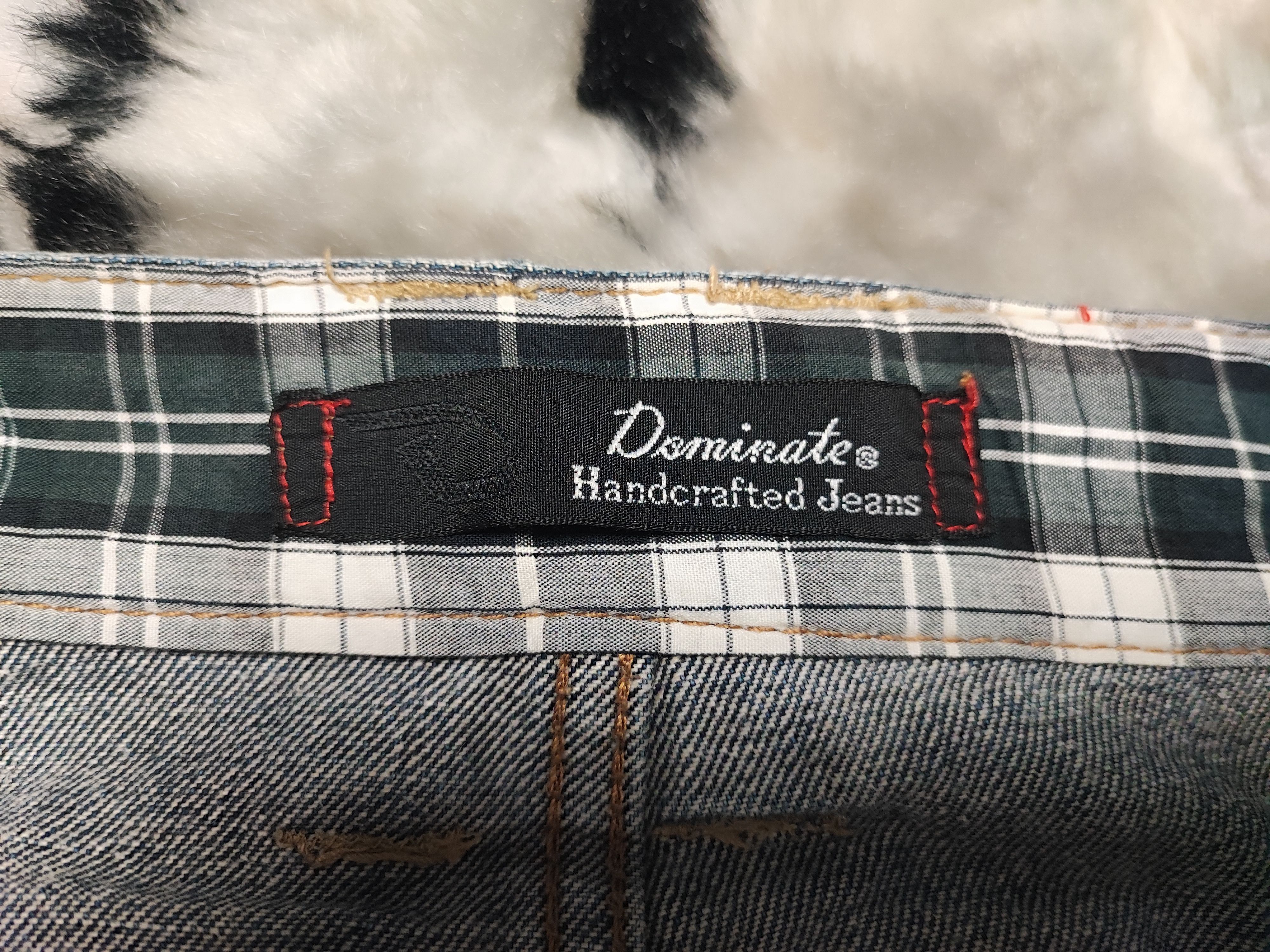 Designer Dominate Handcrafted Jeans Double Waist Size US 32 / EU 48 - 11 Thumbnail
