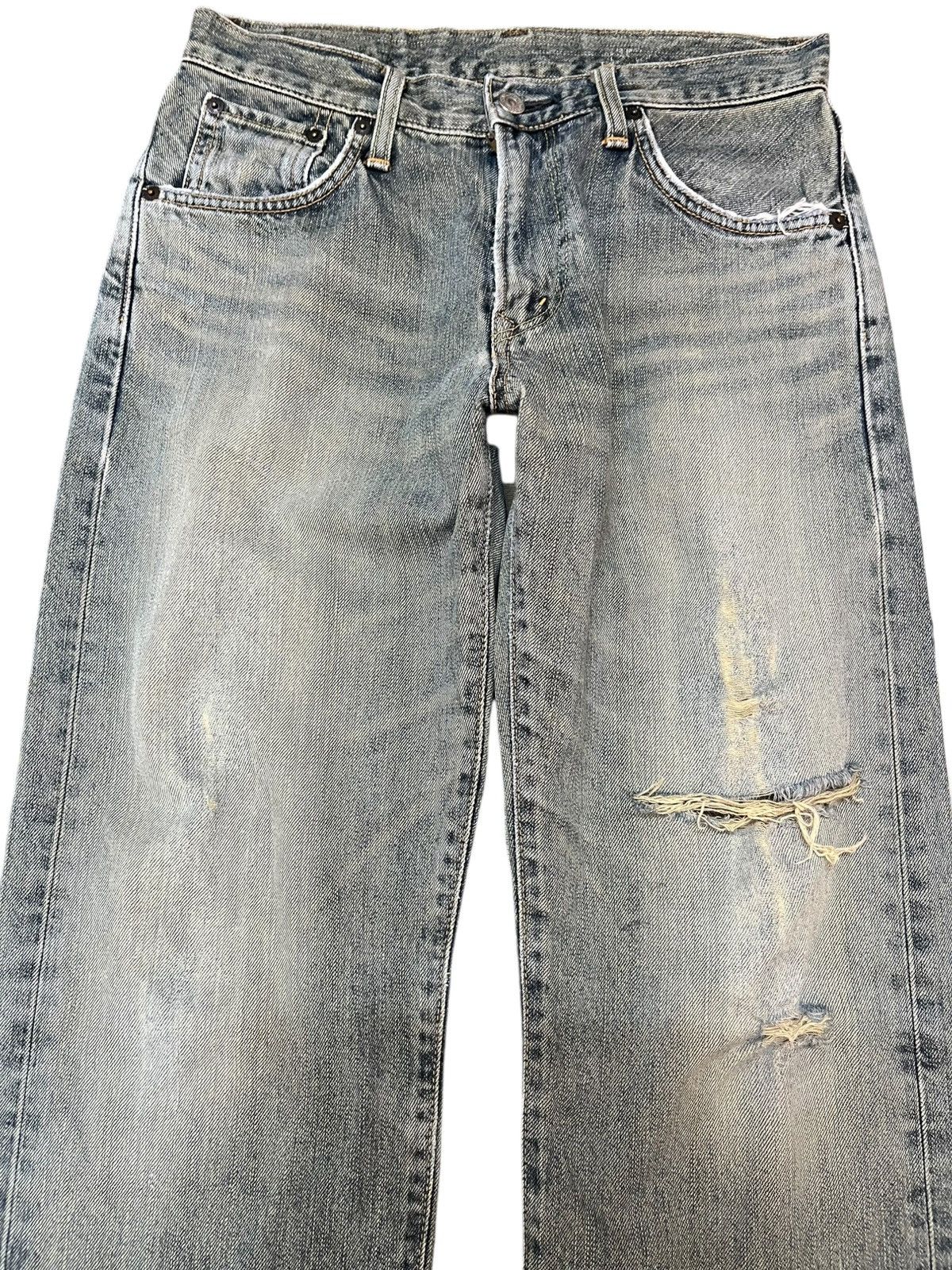 Edwin × Japanese Brand Vintage Edwin XV Faded Distressed Denim Size US 29 - 2 Thumbnail
