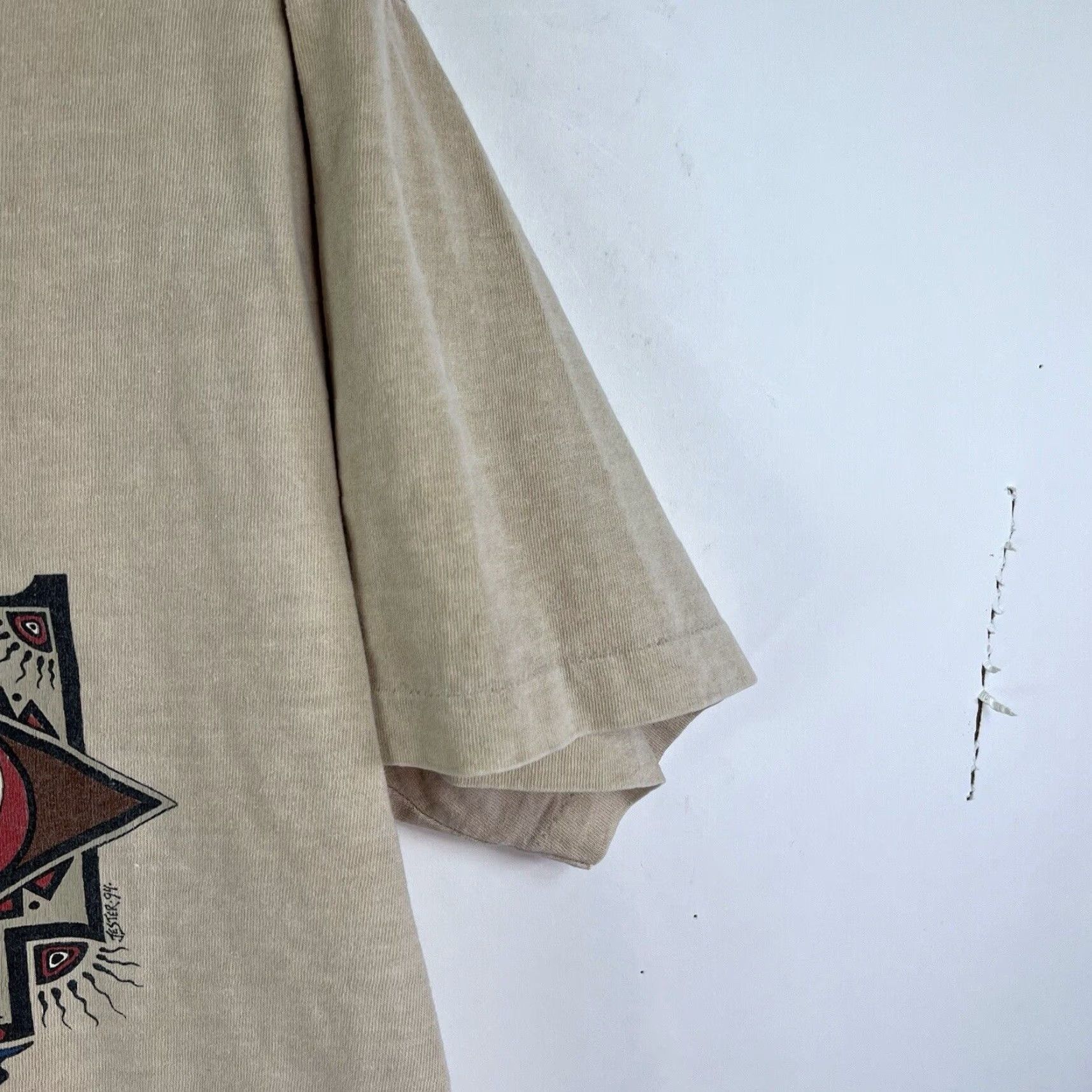 Vintage VINTAGE Grateful Dead T-Shirt XL Brown Graphic Print 90s Band Double-Sided Mens Size US XL / EU 56 / 4 - 3 Thumbnail