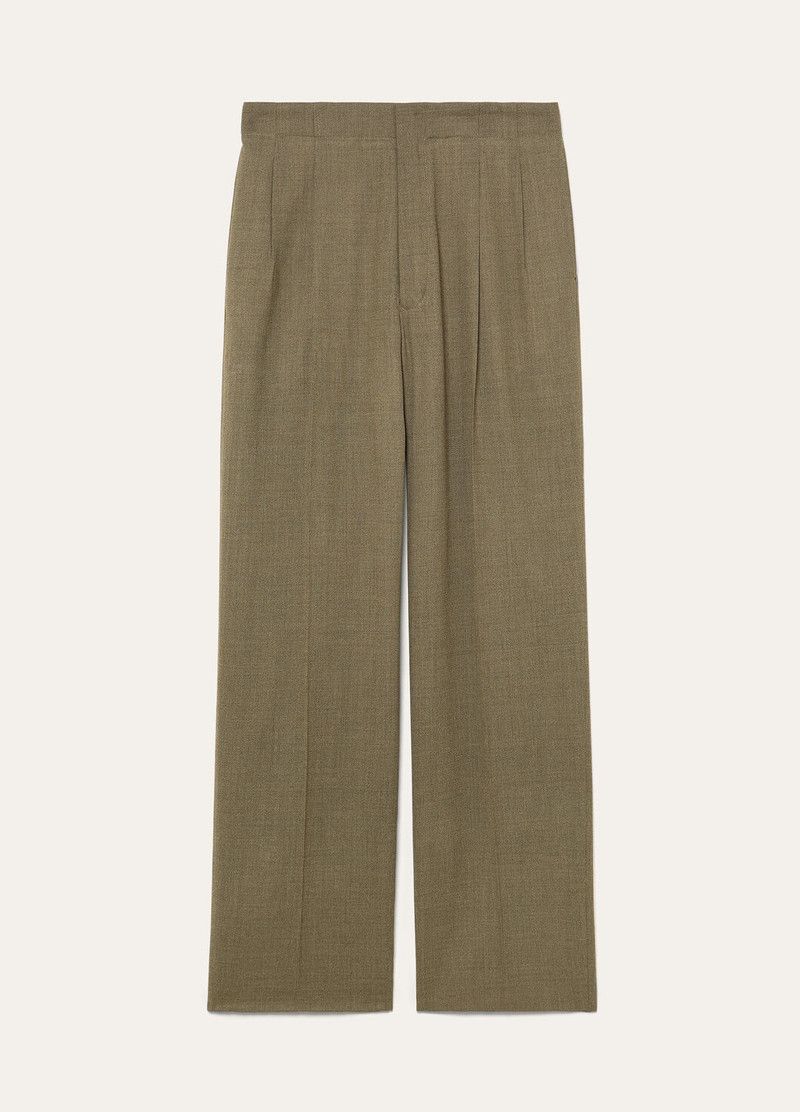 Loro Piana o1srvl11e0426 FAP3184 Joetsu Pant in Khaki Size US 34 / EU 50 - 1 Thumbnail