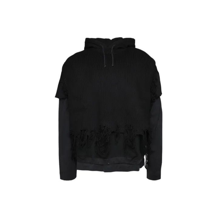 Givenchy Givenchy SS23 Solid Hole Men's Hoodie Size US L / EU 52-54 / 3 - 1 Thumbnail