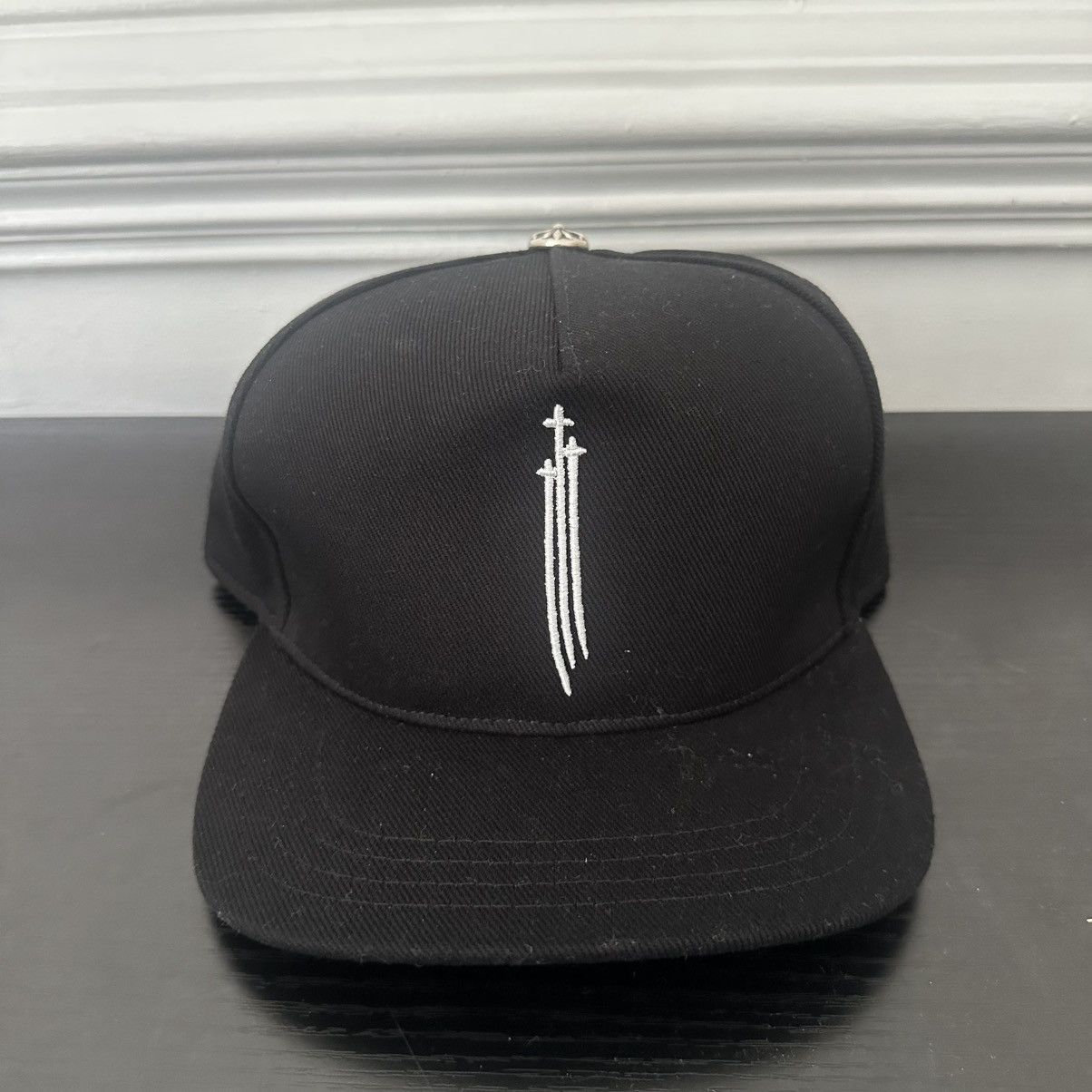 Chrome Hearts Brand New Chrome Hearts Triple Cross Hat Size ONE SIZE - 1 Thumbnail