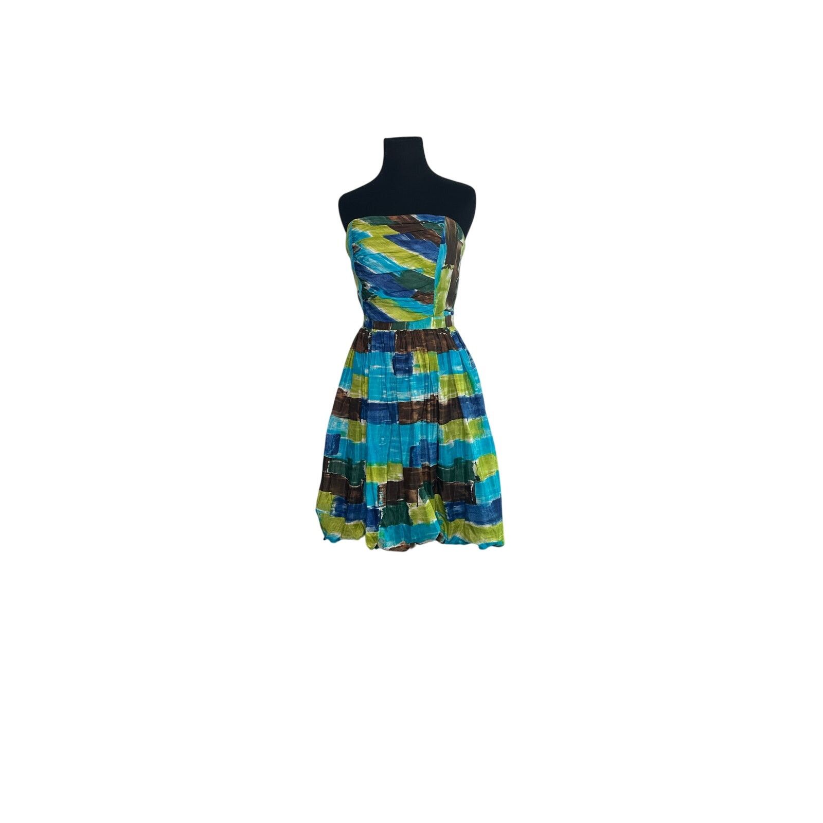 Nine West Nine West colorful Y2K strapless party dress size 12 Size XL / US 12-14 / IT 48-50 - 16 Thumbnail