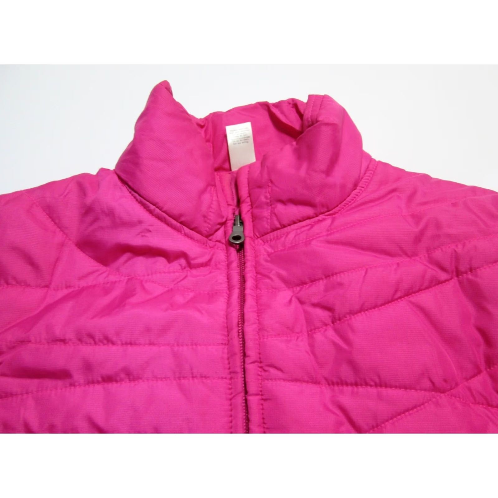Vintage Lucy Windbreaker Jacket Women's S Fuchsia Zip Pockets Solid Polyester Outerwear Size S / US 4 / IT 40 - 5 Thumbnail
