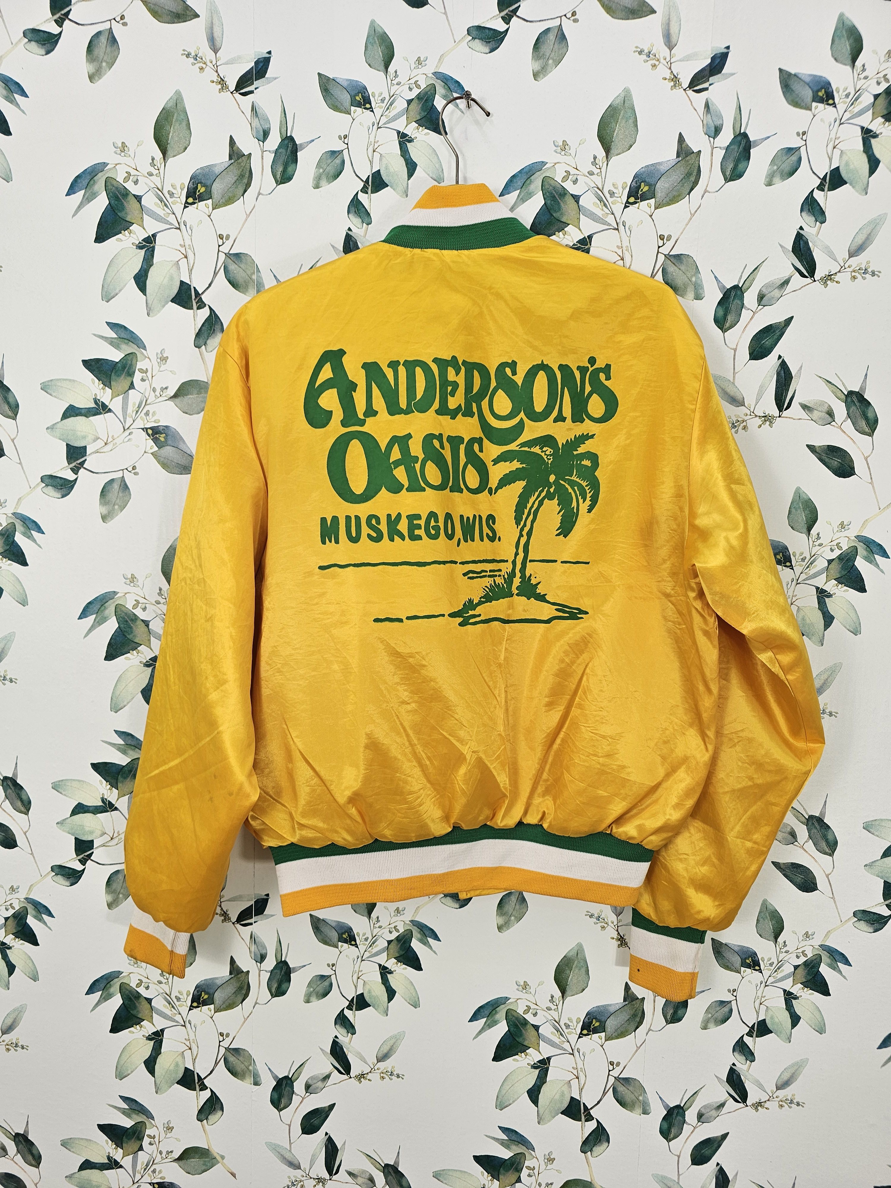 Swingster Vintage Swingster Anderson's Oasis Lary Varsity Jacket J0149 Size US L / EU 52-54 / 3 - 1 Thumbnail