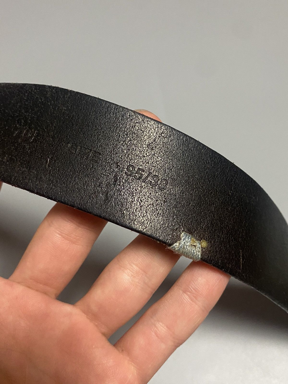 Diesel Diesel RARE avant-garde vintage leather belt designer Size 38 - 8 Thumbnail