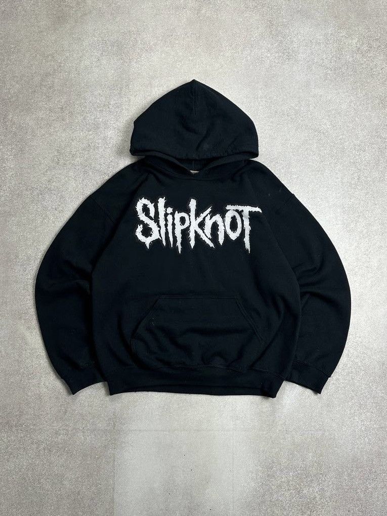 Slipknot Vintage 90s Slipknot Very Rare Mask Promo Boxy Hoodie M Size US M / EU 48-50 / 2 - 3 Thumbnail