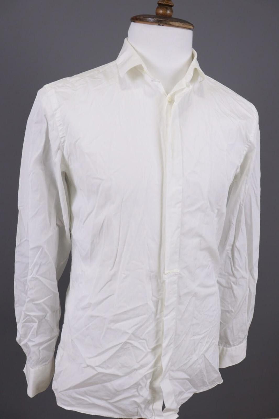 Neil Barrett Neil Barrett Slim Fit White Dress Shirt Size 16 / 41 Size US M / EU 48-50 / 2 - 4 Thumbnail