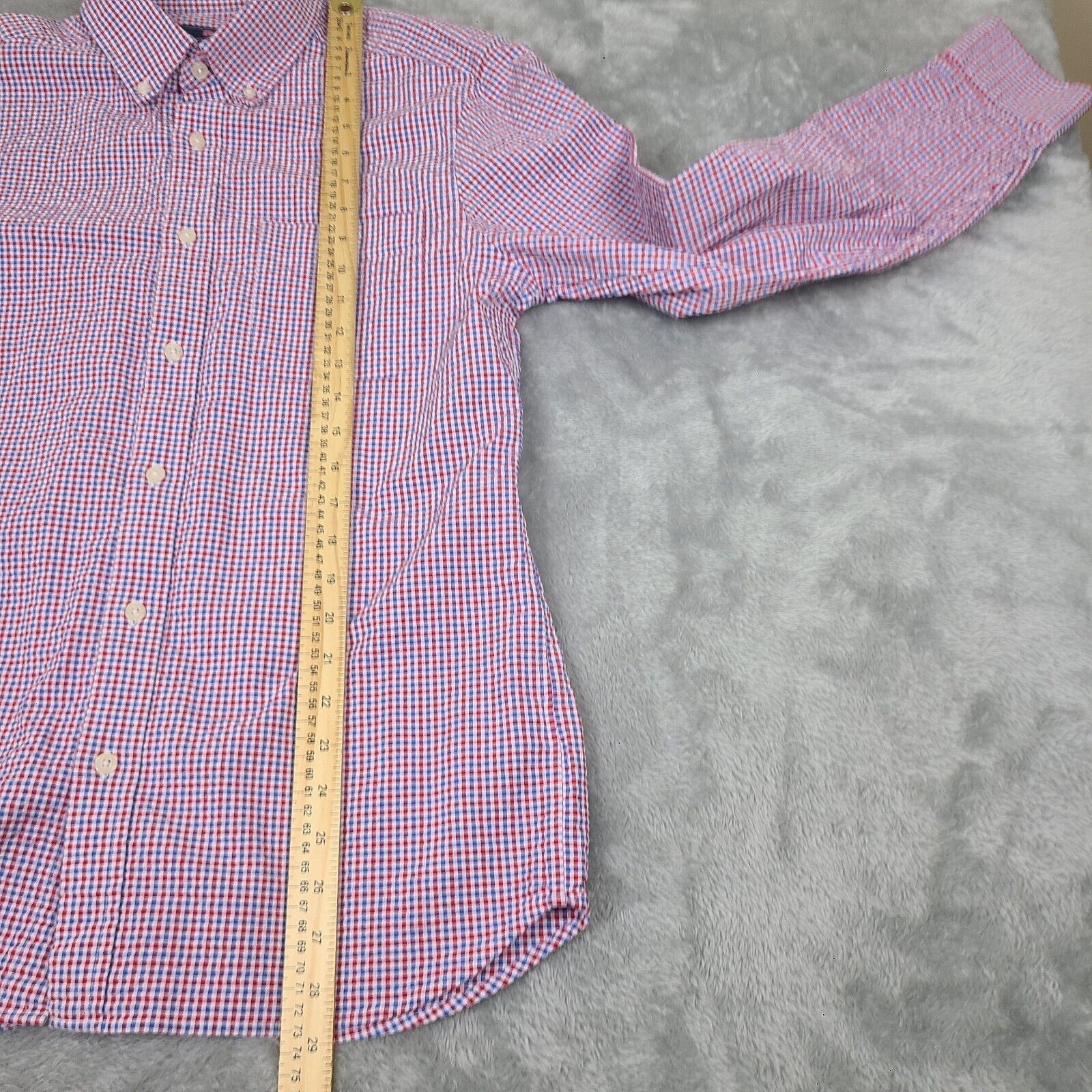 Vineyard Vines Vineyard Vines Men's Gingham Stretch Poplin Shirt Plaid Size Size US M / EU 48-50 / 2 - 6 Thumbnail