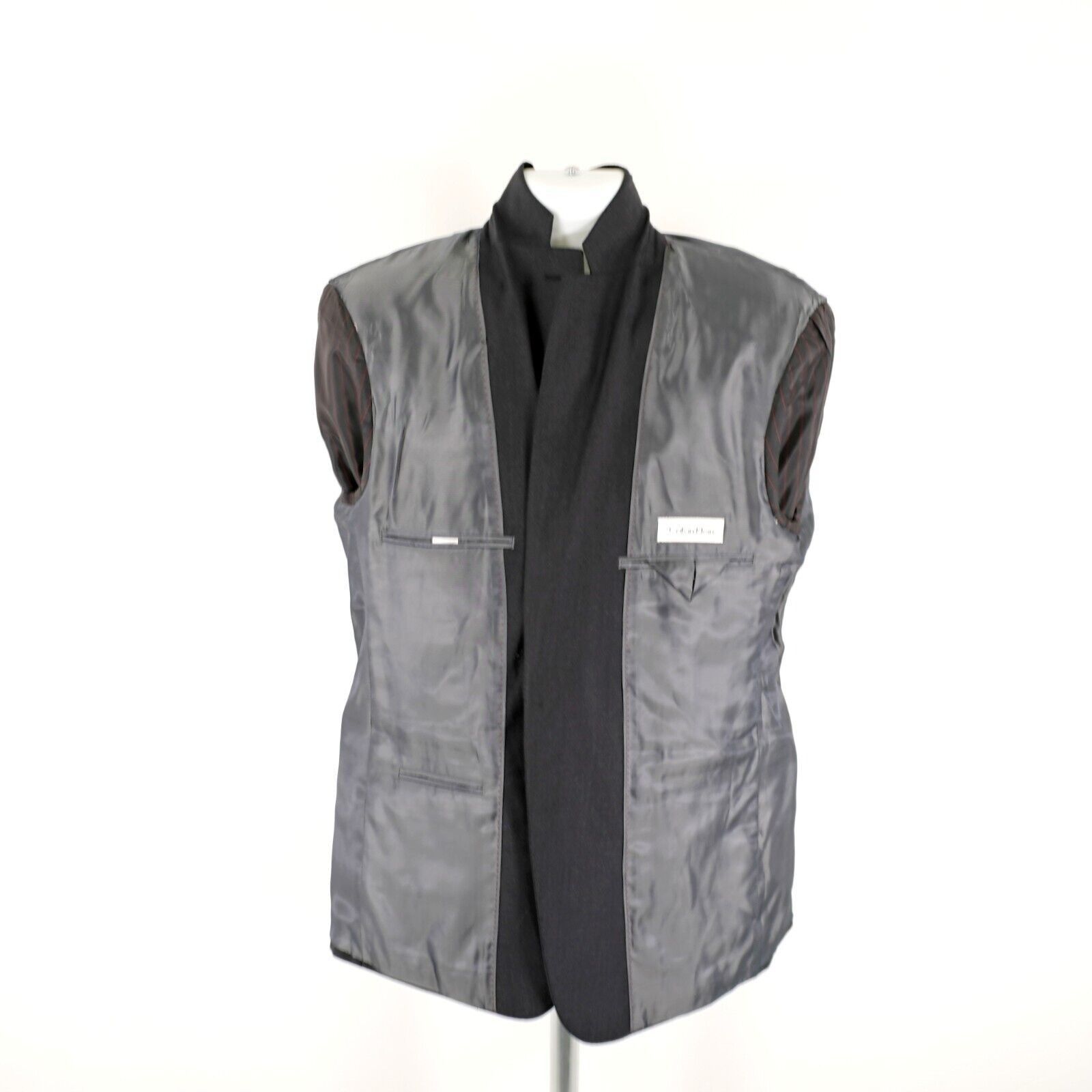 Calvin Klein Calvin Klein Wool Gray 2 Button Blazer 40S Tagged 42R Size 40S - 11 Thumbnail