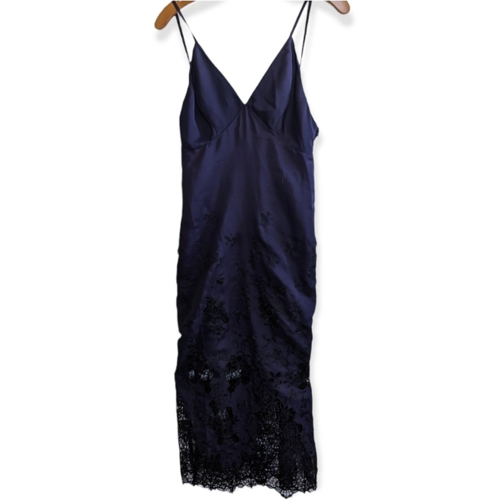 REVOLVE Revolve Lovers + Friends Lace Cocktail Slip Dress Blue XS Size XS / US 0-2 / IT 36-38 - 7 Thumbnail