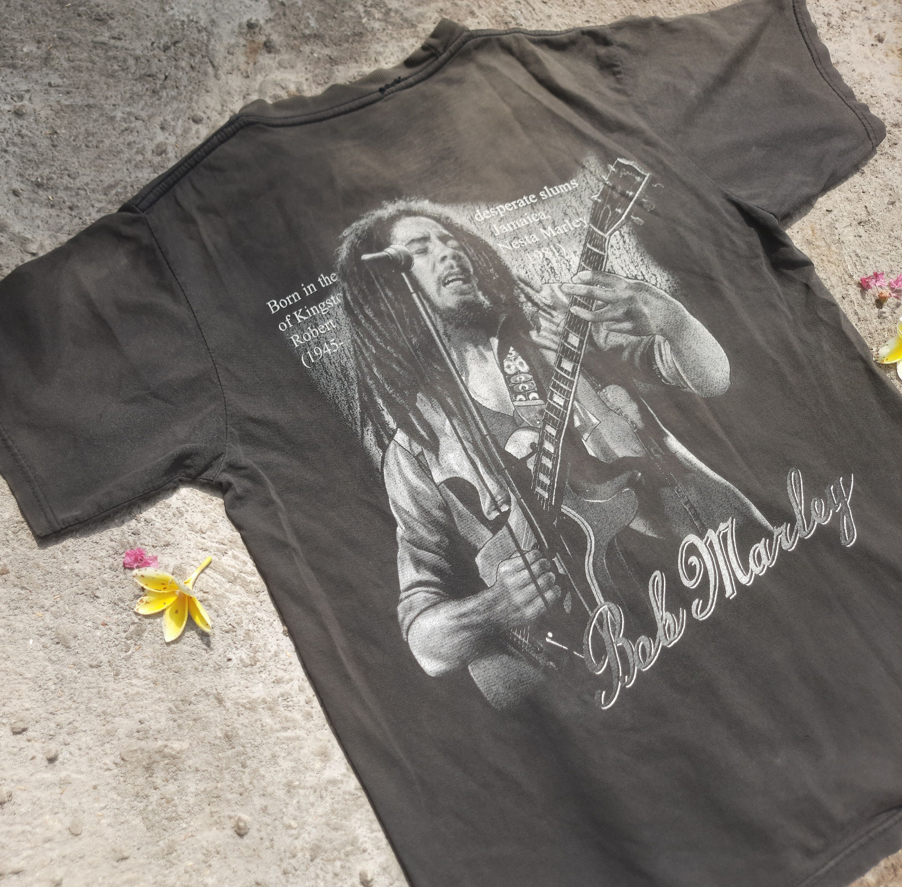 Rap Tees Y2K BOB MARLEY Memorial Tee Distressed Size US M / EU 48-50 / 2 - 6 Thumbnail