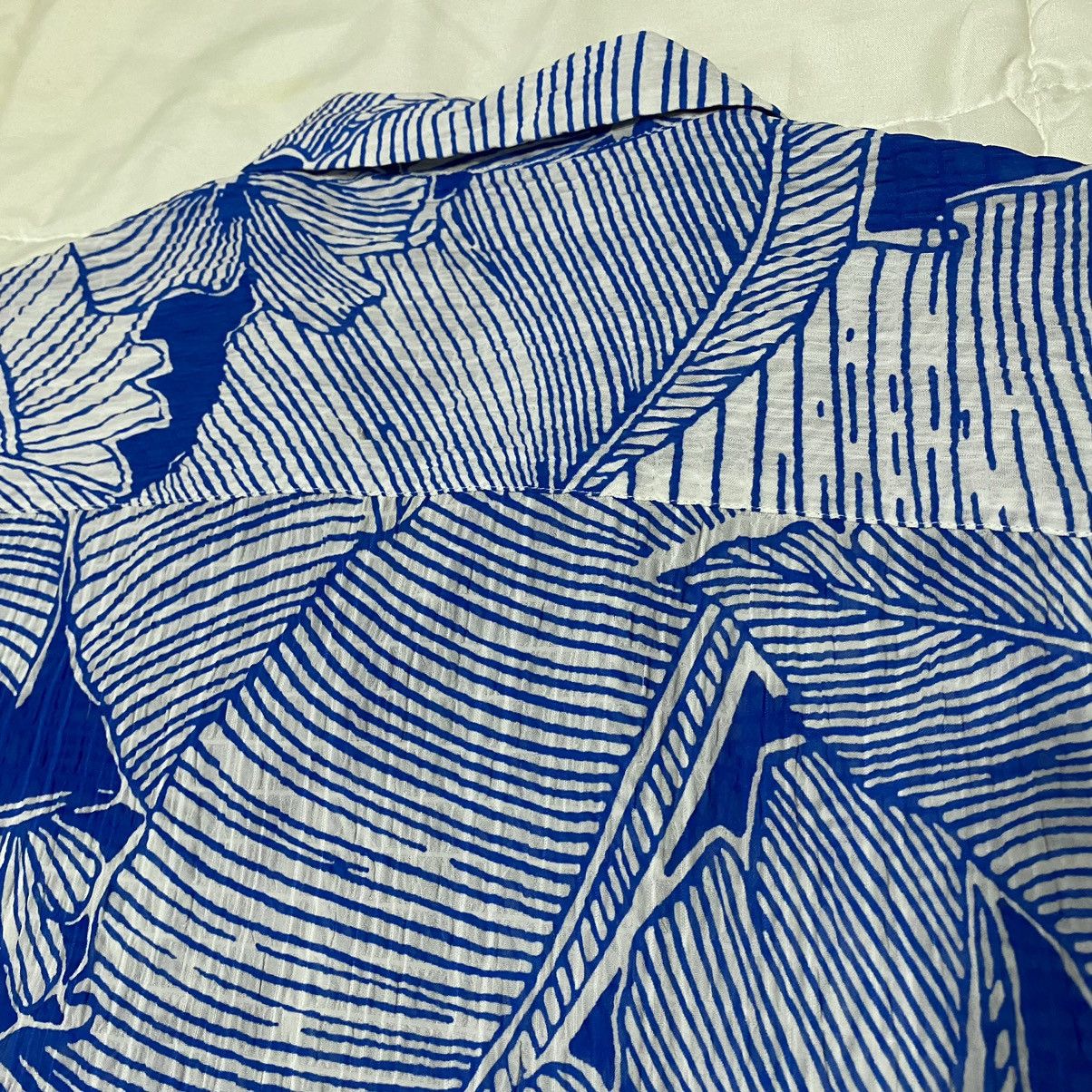 Zara Blue Zara Camp Collar Shirt Size US S / EU 44-46 / 1 - 8 Thumbnail