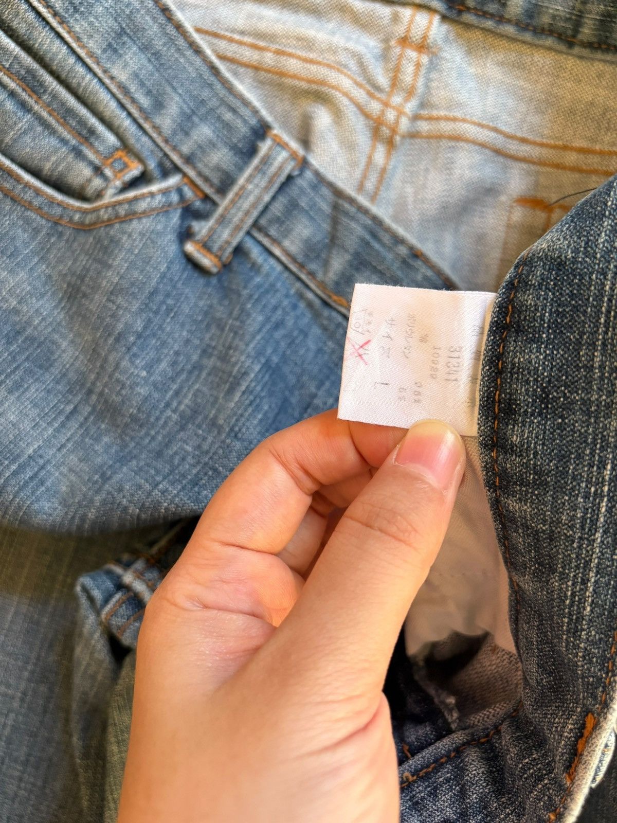 Japanese Brand Vintage Japanese Brand Mud Wash Distress Bootcut Flare Jeans Size US 31 - 9 Thumbnail