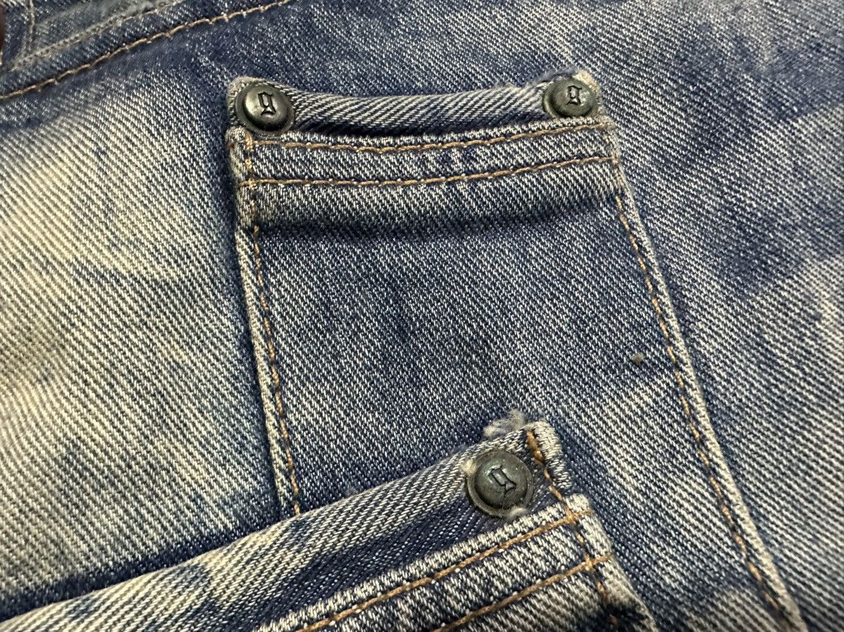 Designer × John Galliano 🔥Y2K Archived Galliano Gimmick Pocket Distressed Denim Size US 34 / EU 50 - 6 Thumbnail