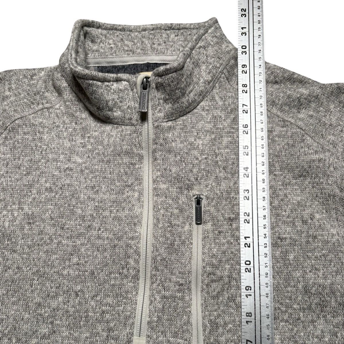 Woolrich Woolen Mills Vintage Wool Rich Quarter Zip Grey Fleece Fall Winter 2XL Size US XXL / EU 58 / 5 - 6 Thumbnail