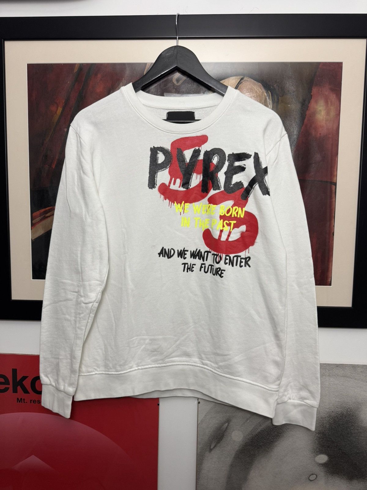 Pyrex Vision Pyrex Vision Crewneck Sweatshirt Streetwear Asap Rocky Rare Size US M / EU 48-50 / 2 - 1 Thumbnail