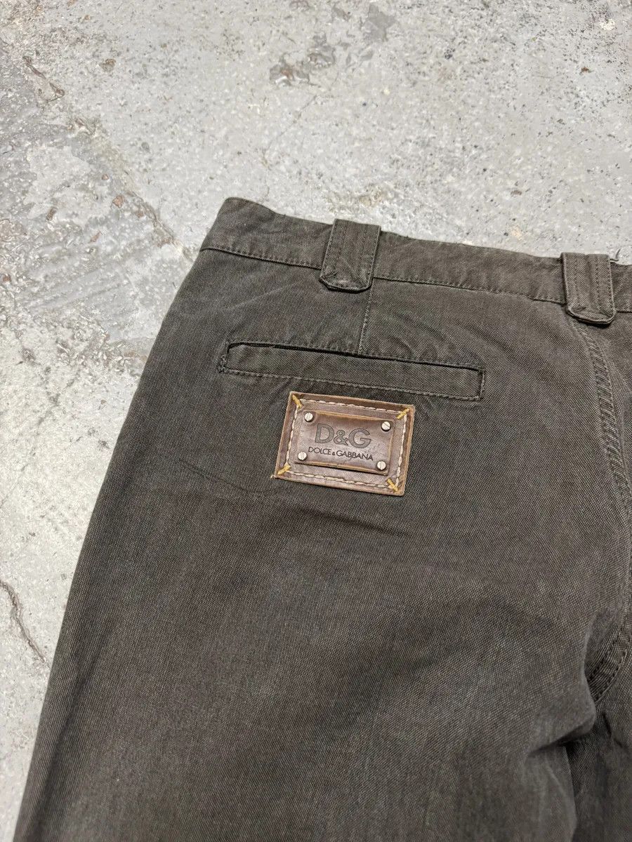 Dolce & Gabbana SS2008 Dolce & Gabbana Olive Grey Multi Pockets Pants Size US 34 / EU 50 - 6 Thumbnail