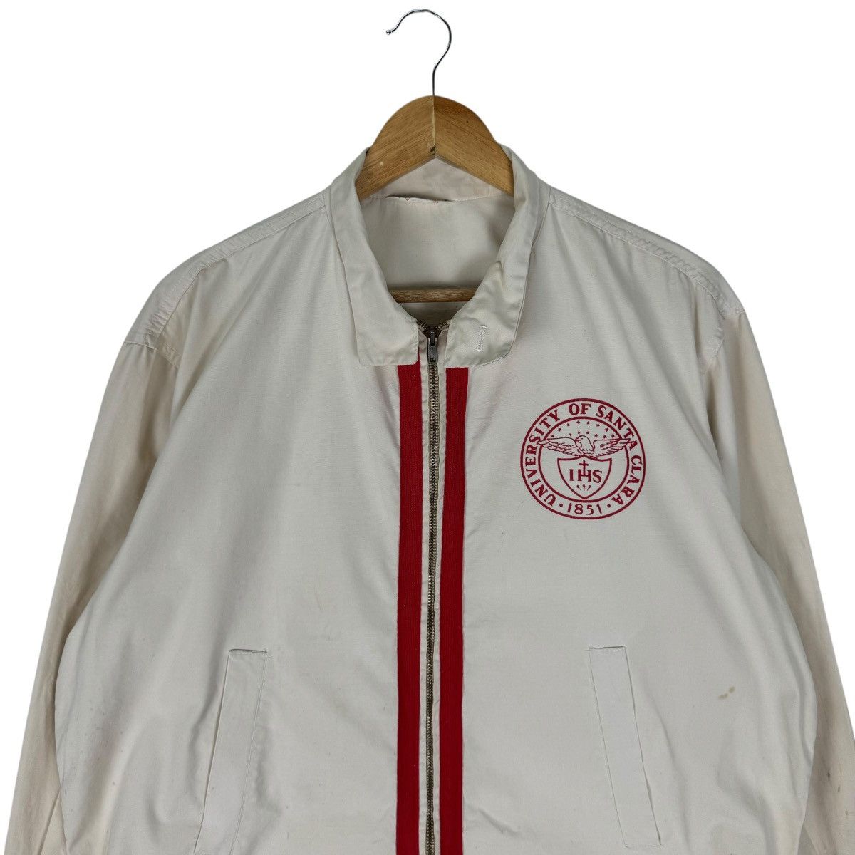 Other 🔥50s CHAMPION UNIVERSITY SANTA CLARA ROCKABILLY JACKET Size US L / EU 52-54 / 3 - 3 Thumbnail