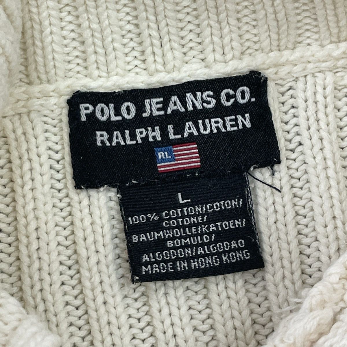 Polo Ralph Lauren × Vintage Vintage Polo Jeans CO. Ralph Lauren Women Sweater Size L Size L / US 10 / IT 46 - 14 Thumbnail