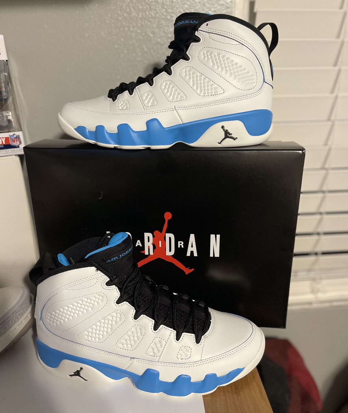 image of Air Jordan 9 Shoes in White, Men's