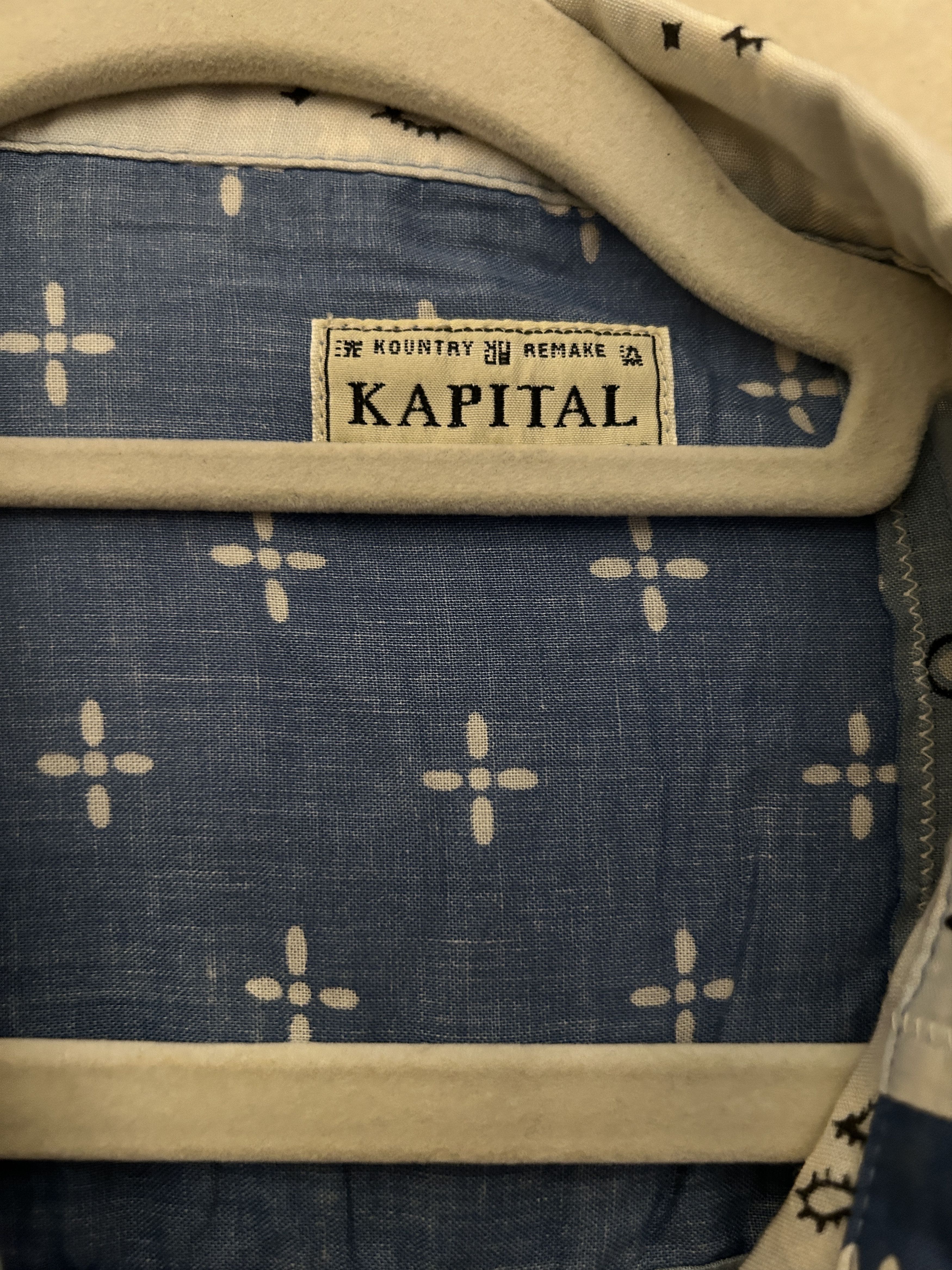 Kapital Kapital Kountry Patchwork Bandana Shirt Blue Size 5 Size US XL / EU 56 / 4 - 9 Thumbnail